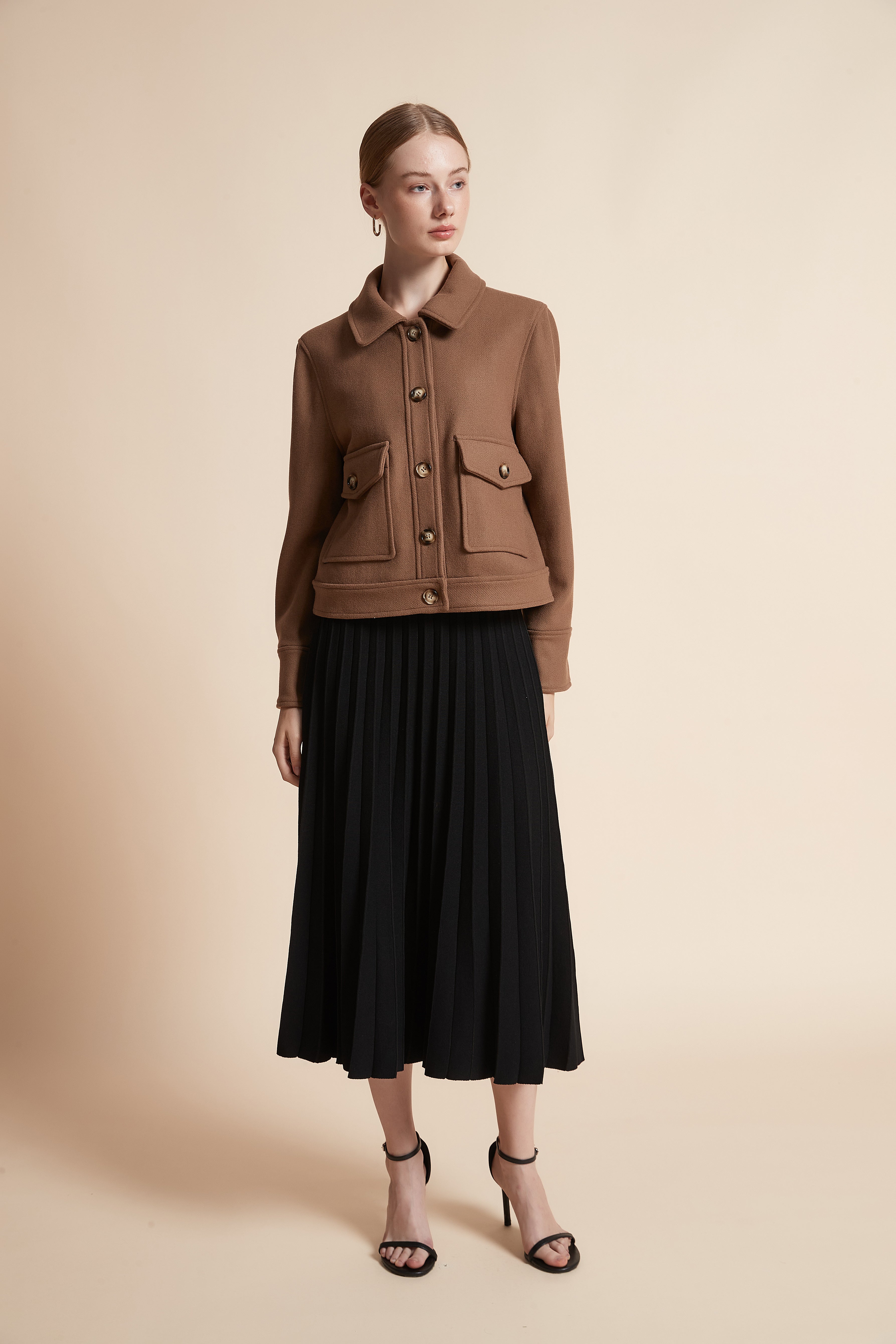 Long-Sleeve Jacket with Pockets