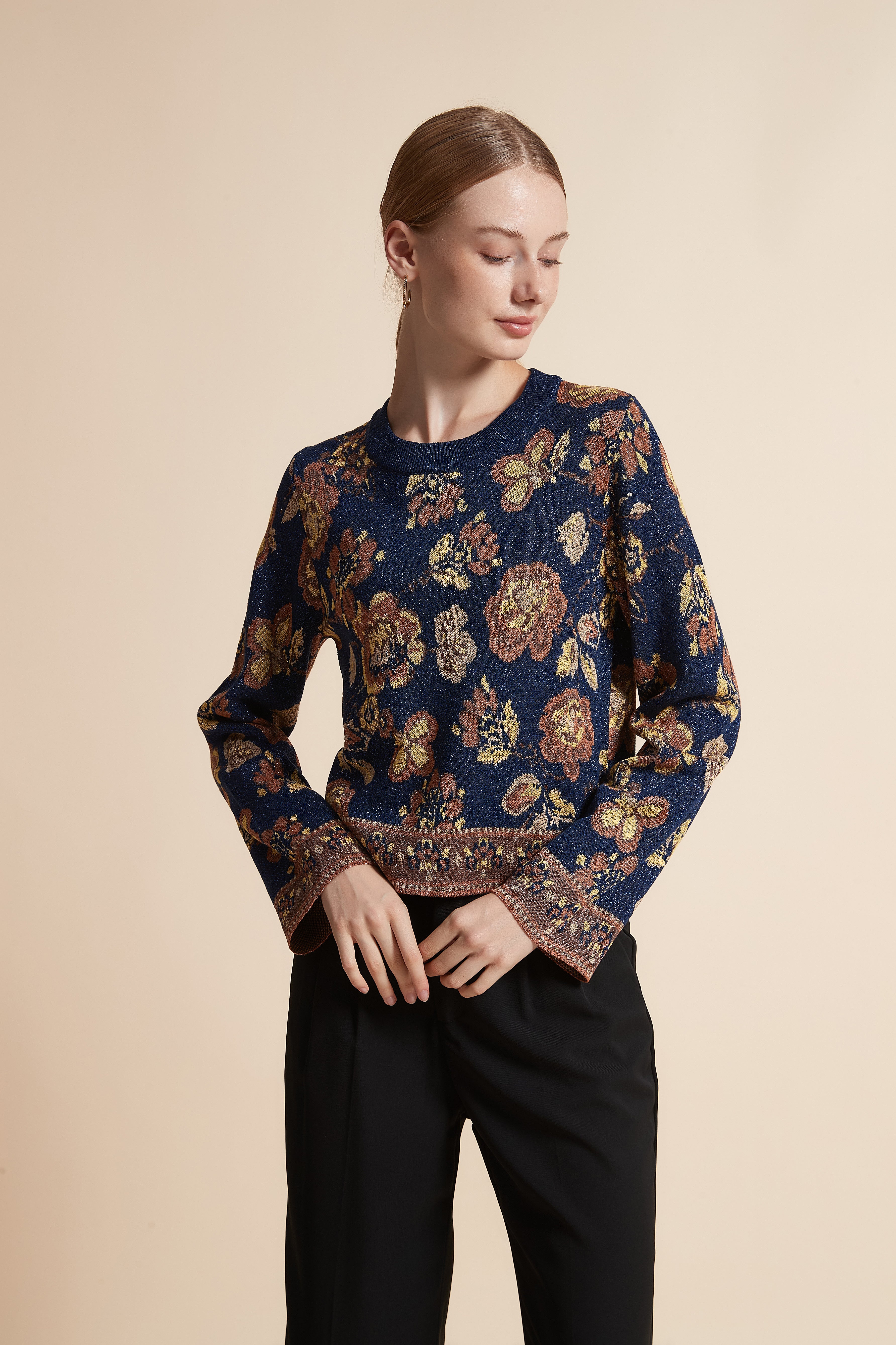 Printed Long-Sleeve Jacket