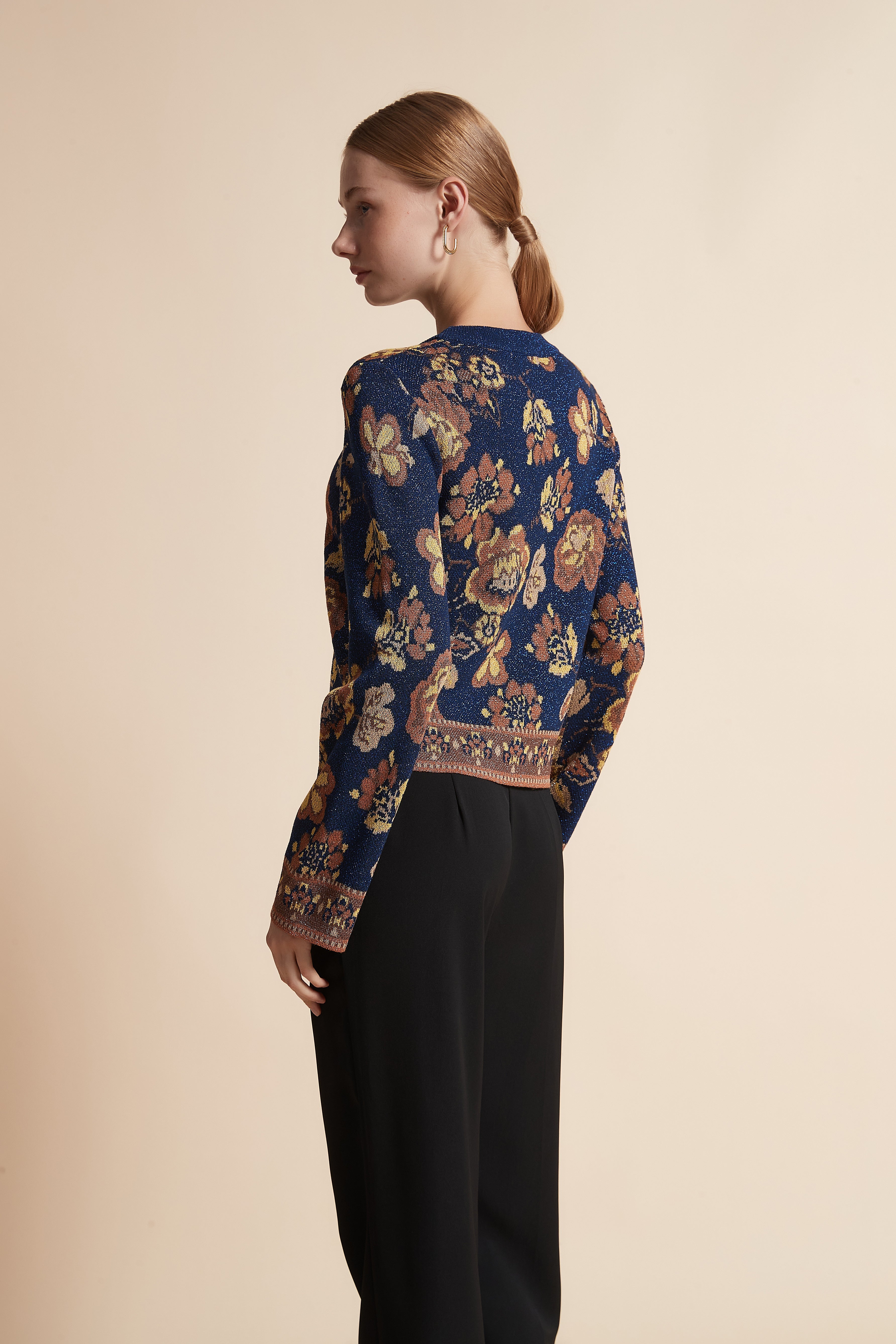 Printed Long-Sleeve Jacket