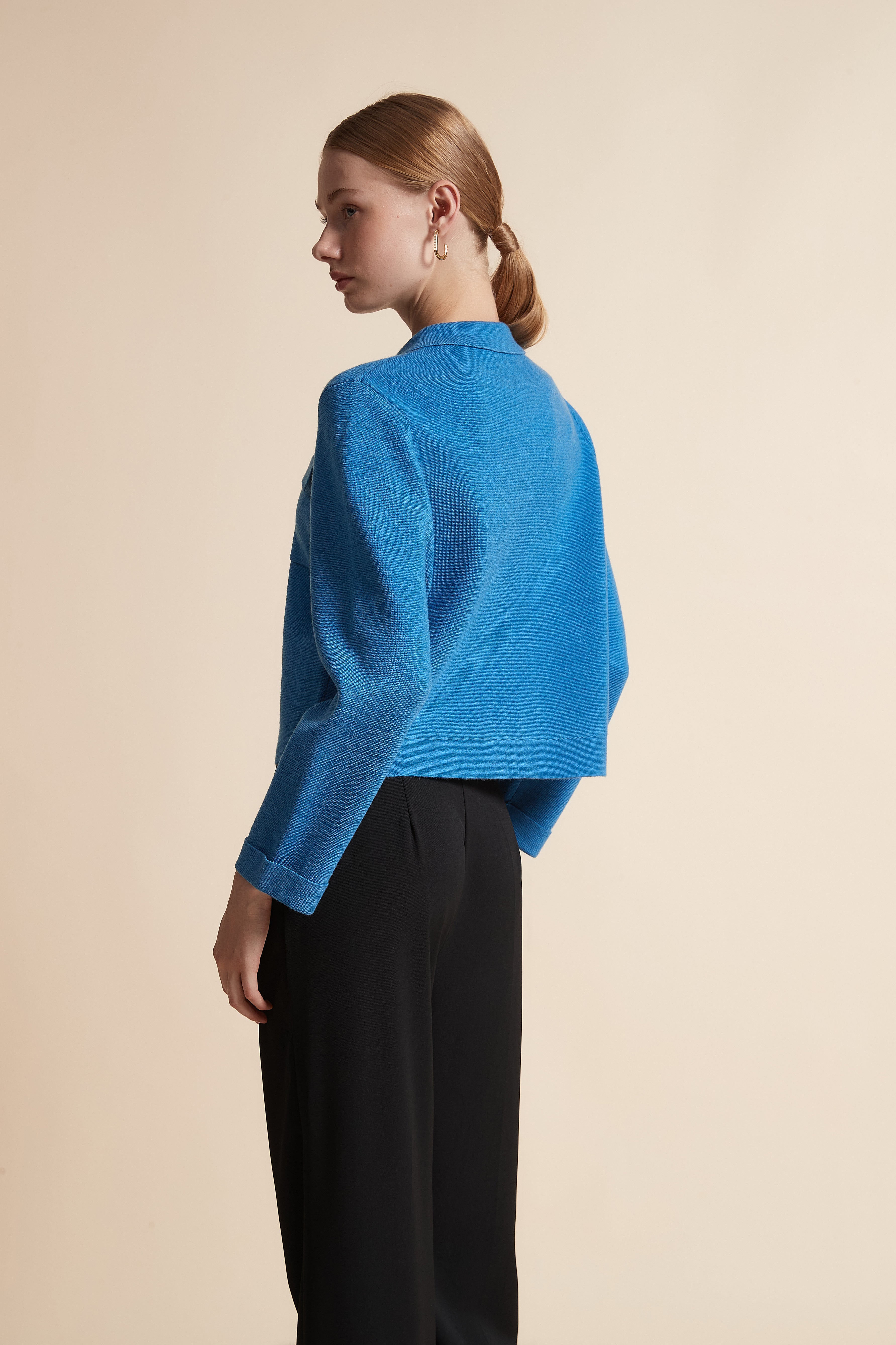 Short Jacket with Pockets