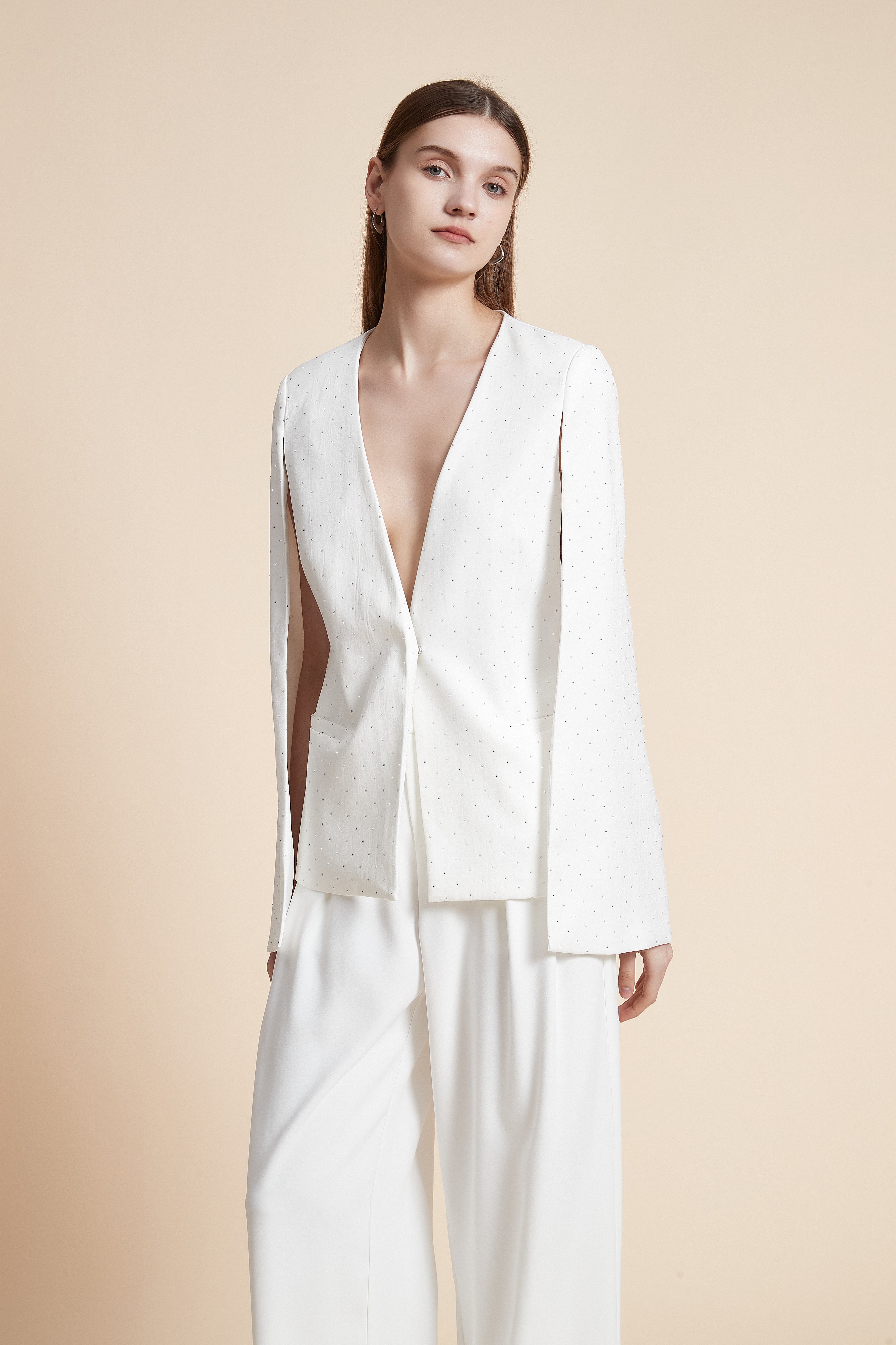 Open Front Long Sleeve Jacket