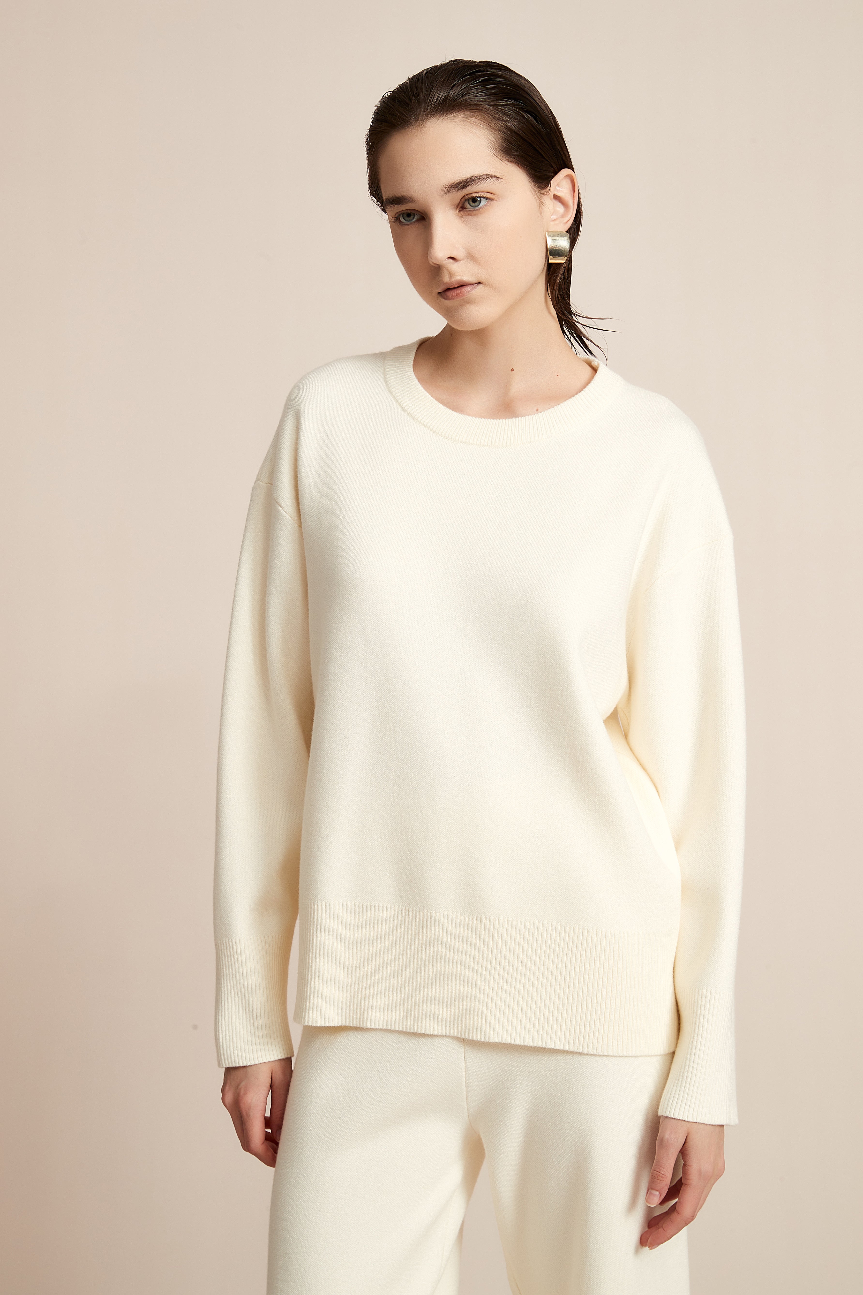 Yola Plain Long Sleeve Blouse