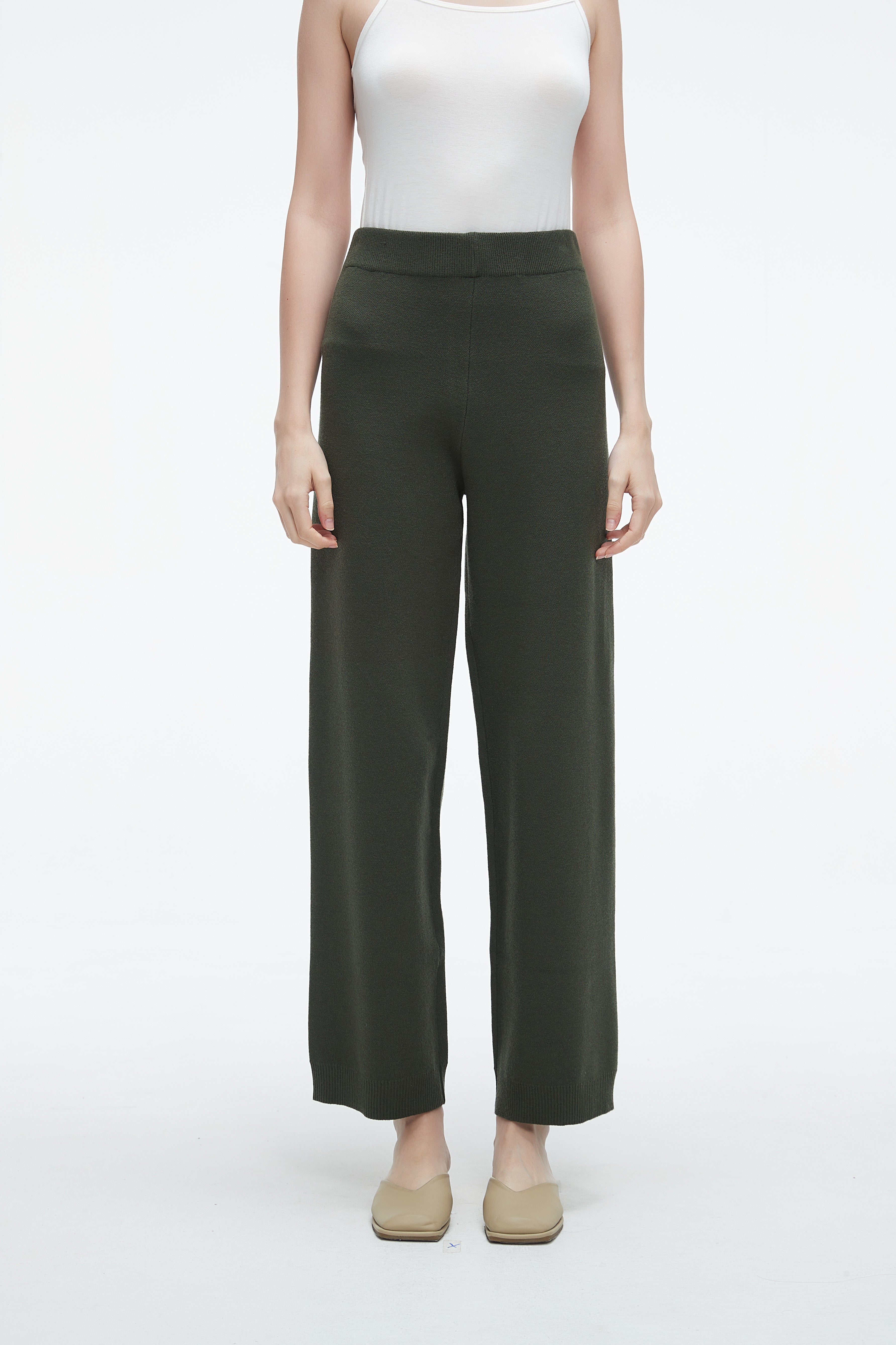 Yola Plain Long Trousers with Wide Legs