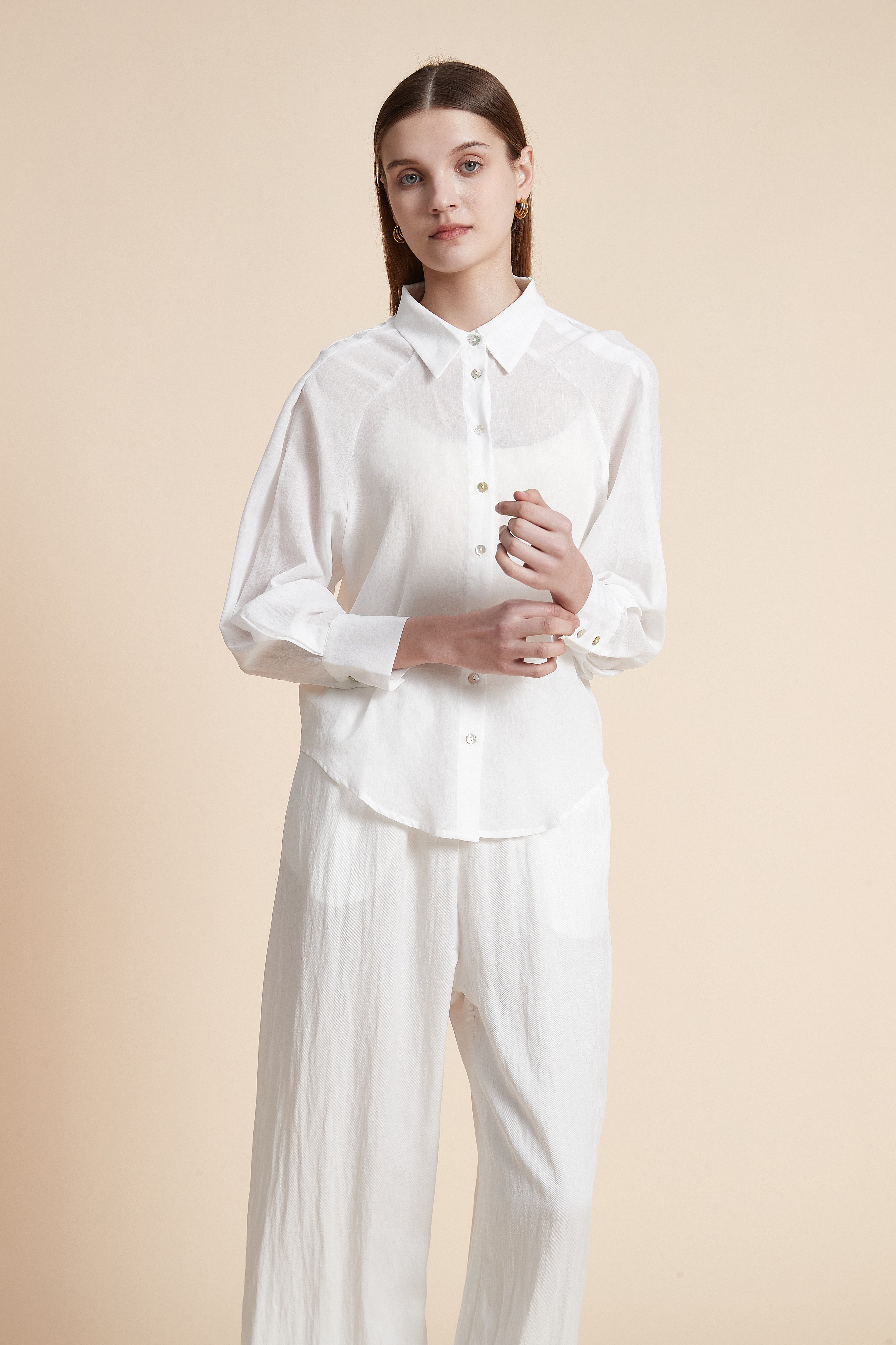 Solid Long Sleeve Shirt