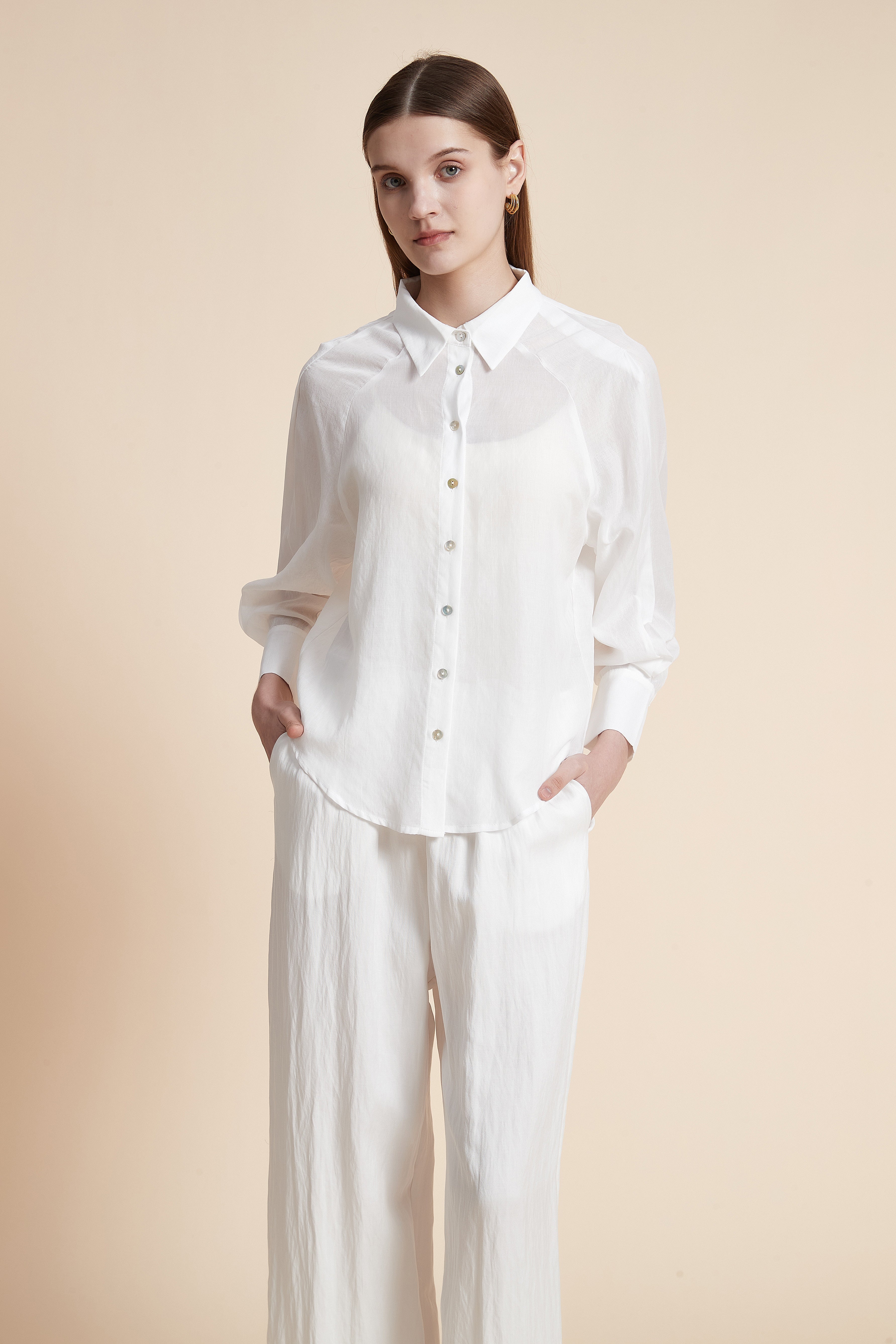 Solid Long Sleeve Shirt