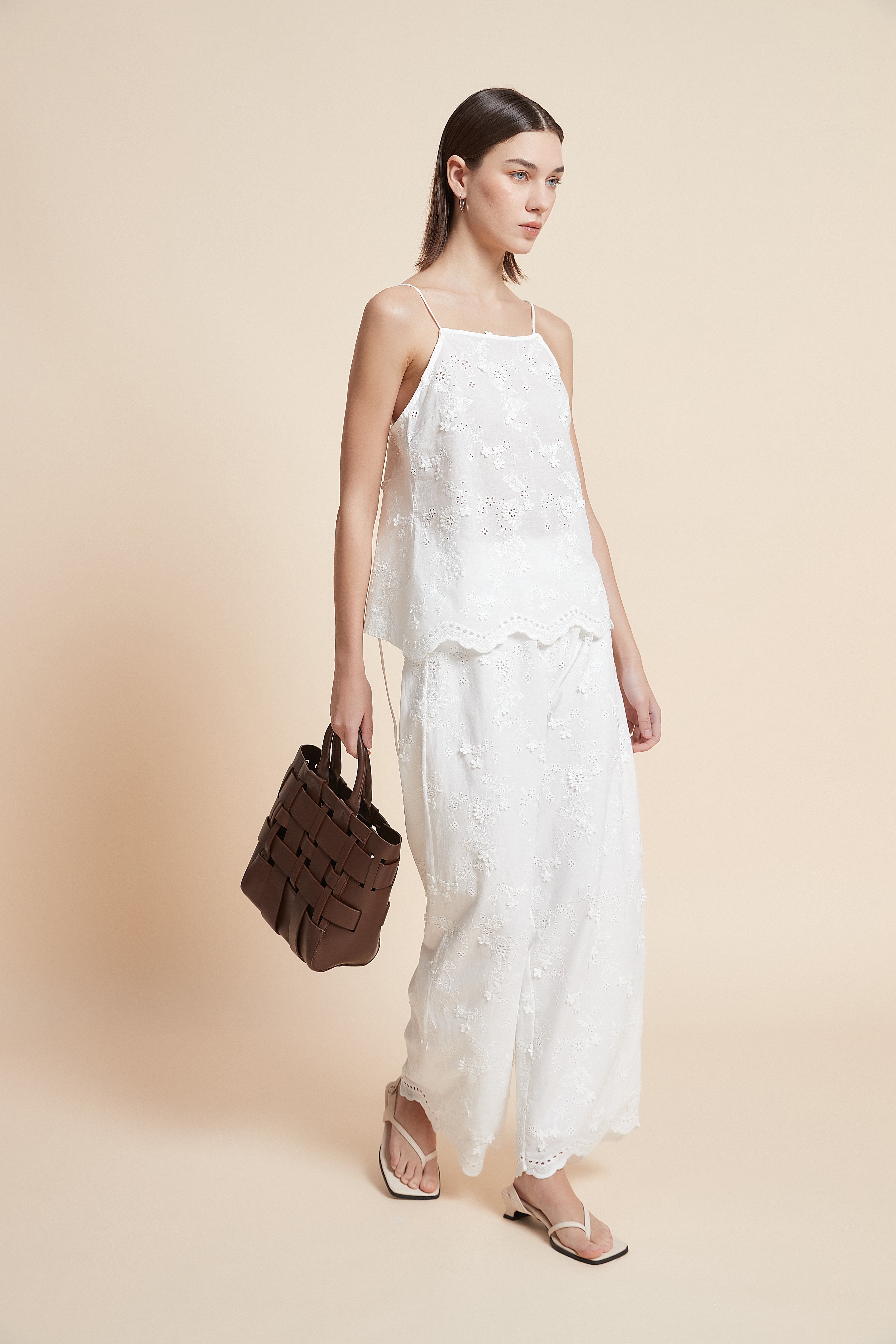 Waist-Length Lace Camisole Top