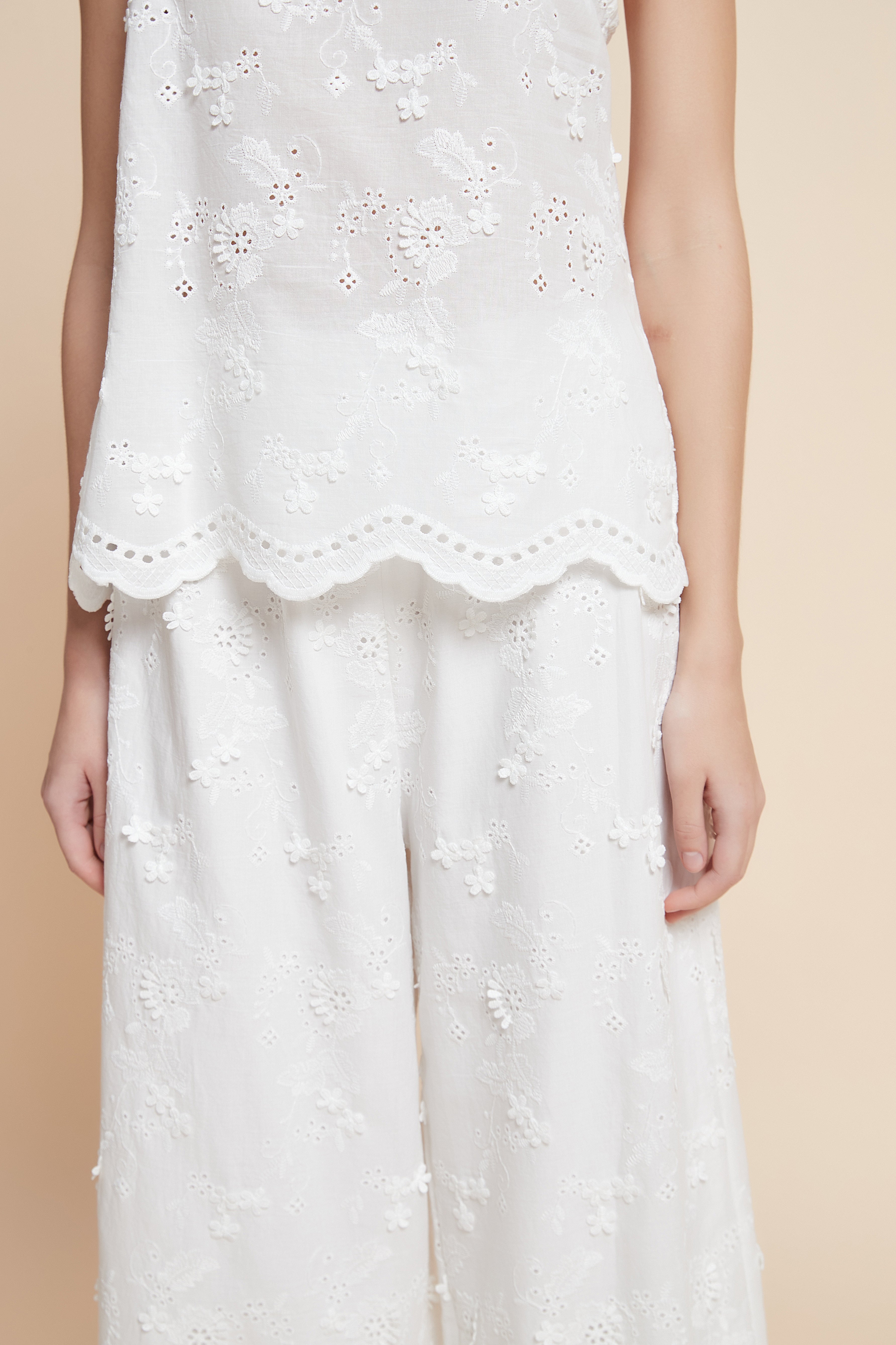 Waist-Length Lace Camisole Top