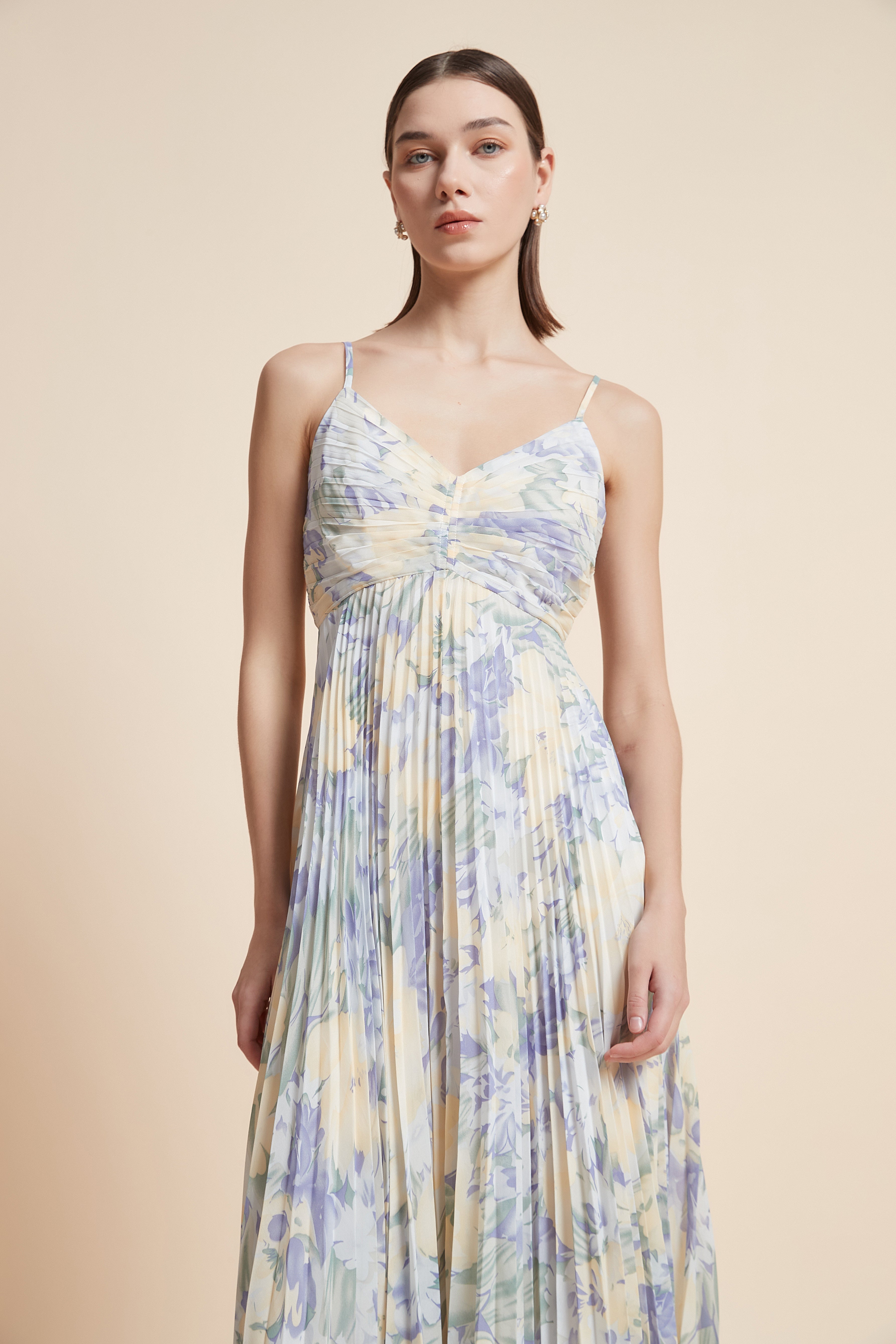 فستان حمالات مورد بليسيه