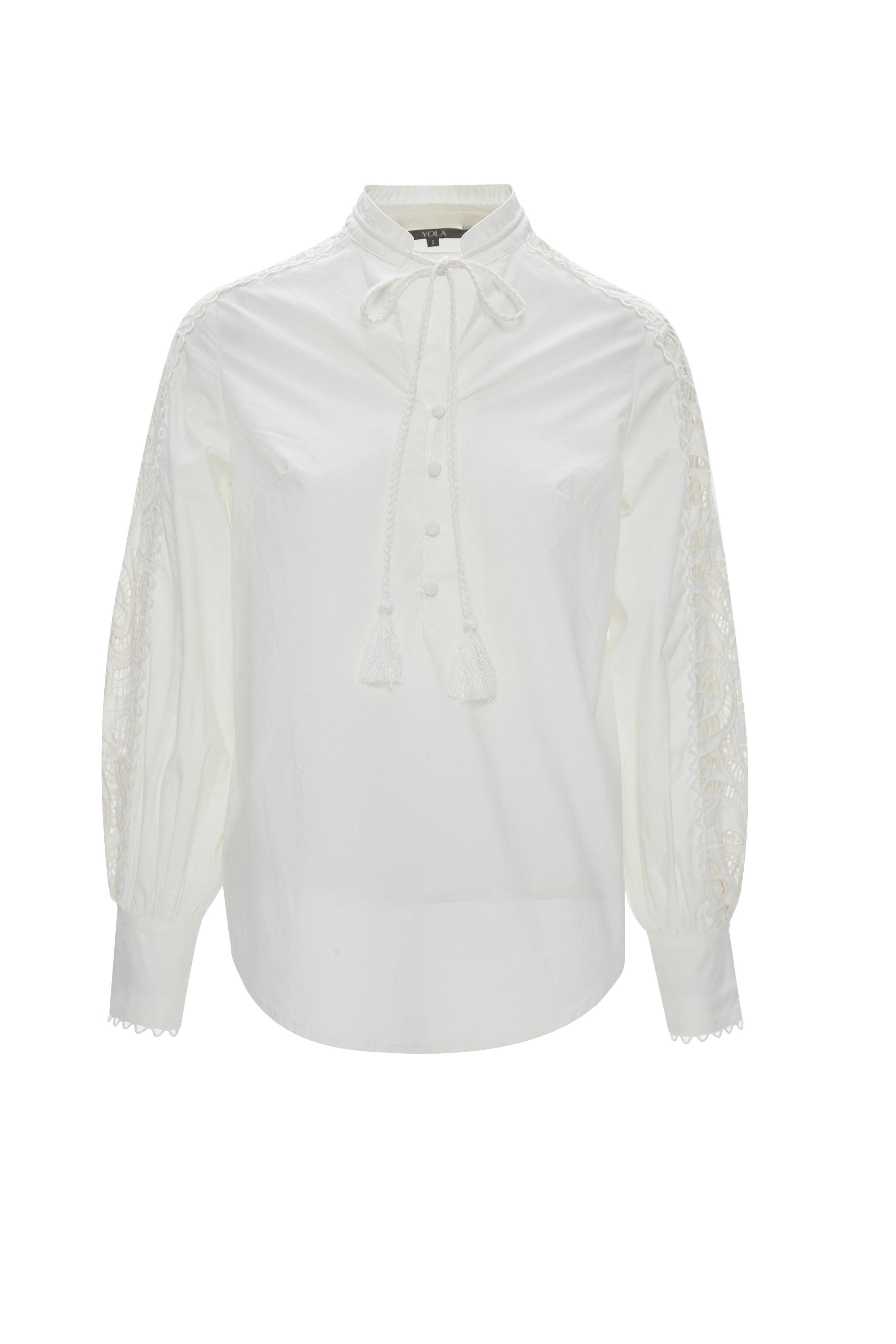 Long sleeve embroidered shirt