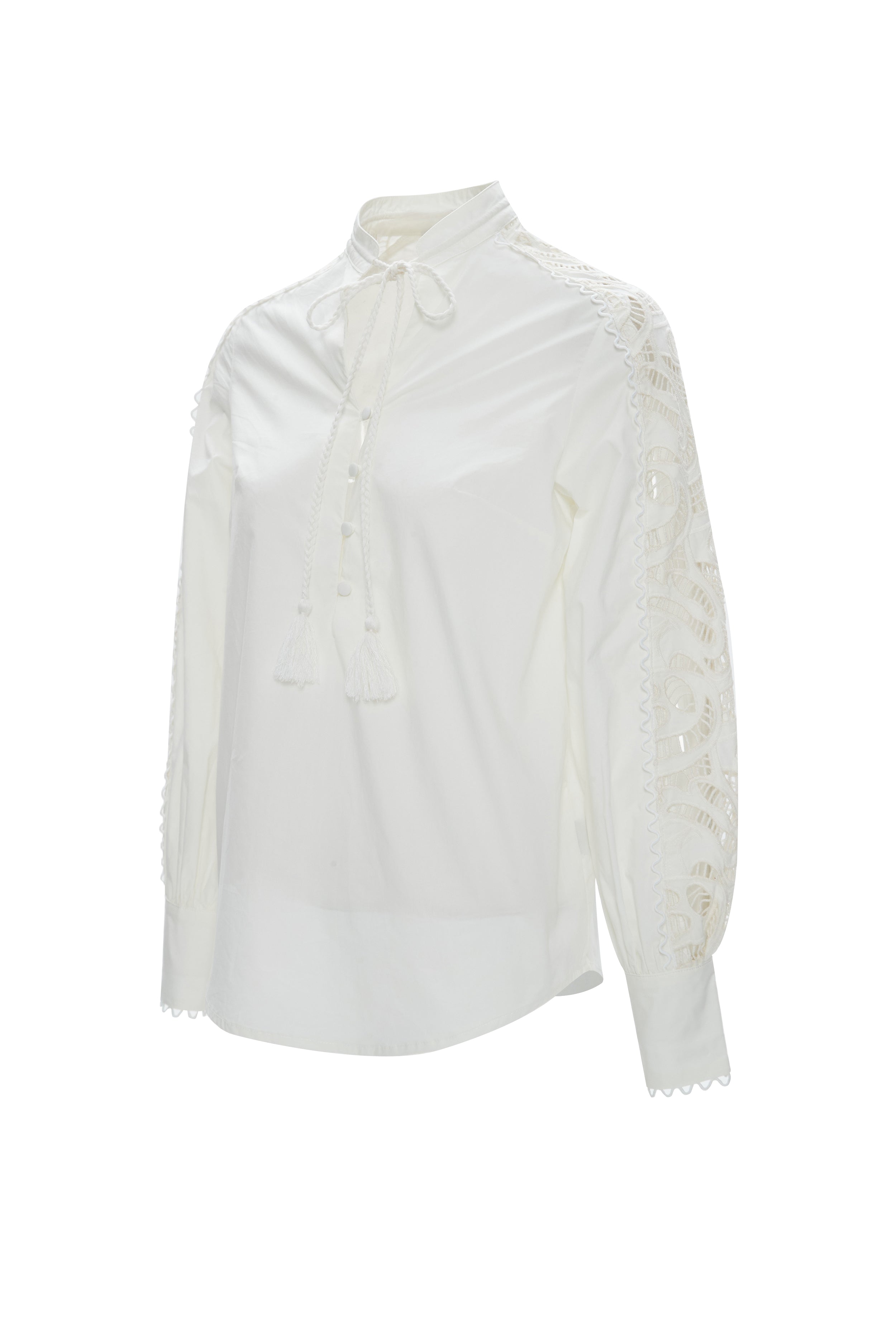 Long sleeve embroidered shirt