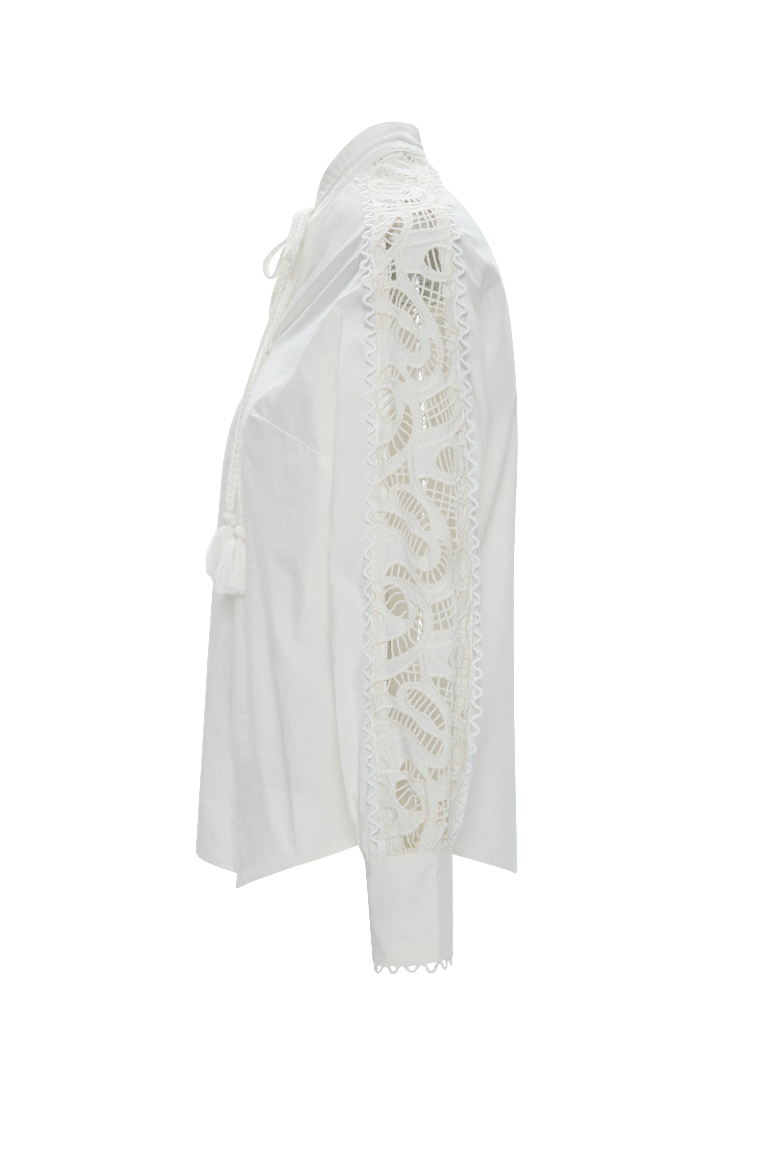 Long sleeve embroidered shirt