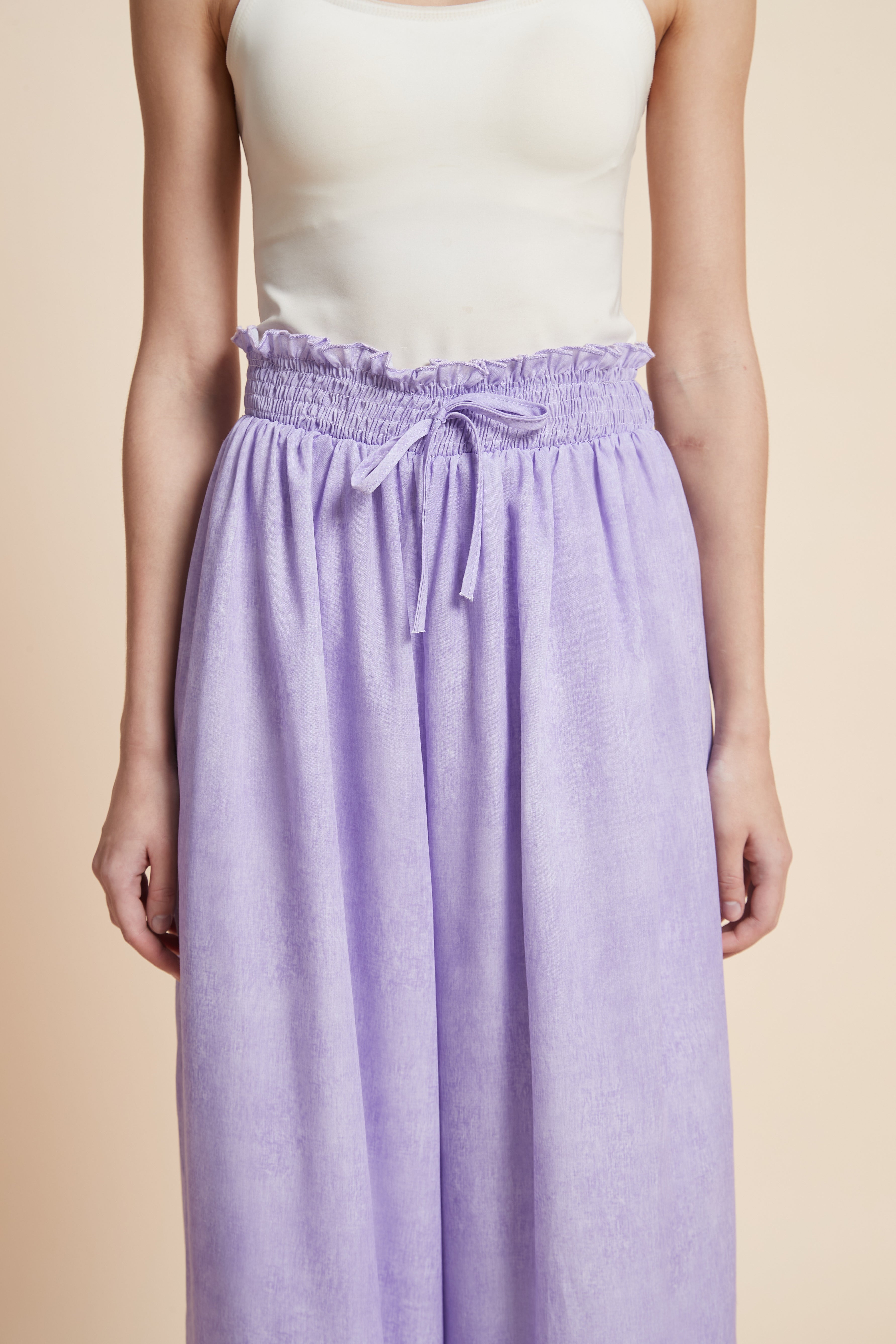 بنطلون واسع سادة