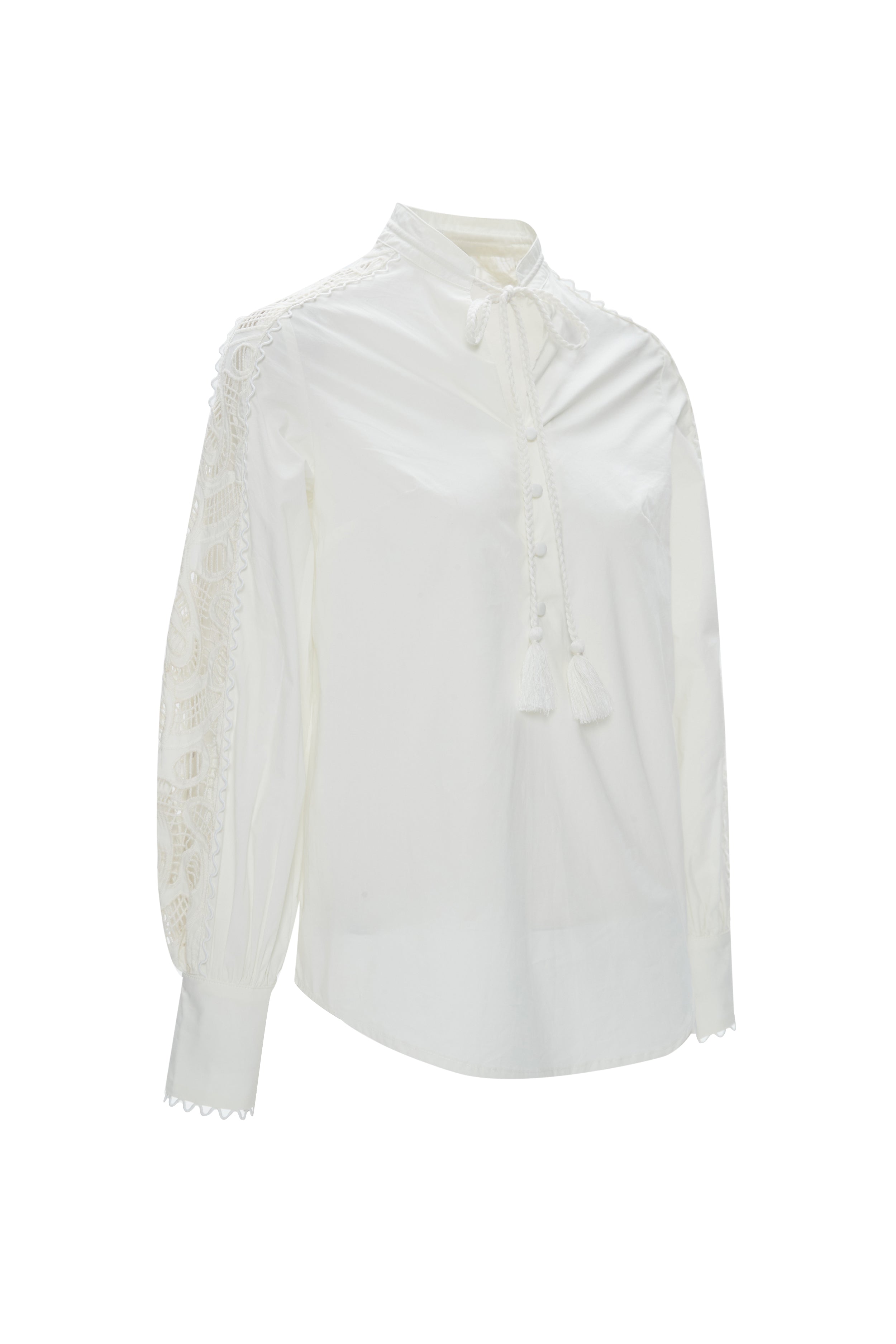 Long sleeve embroidered shirt