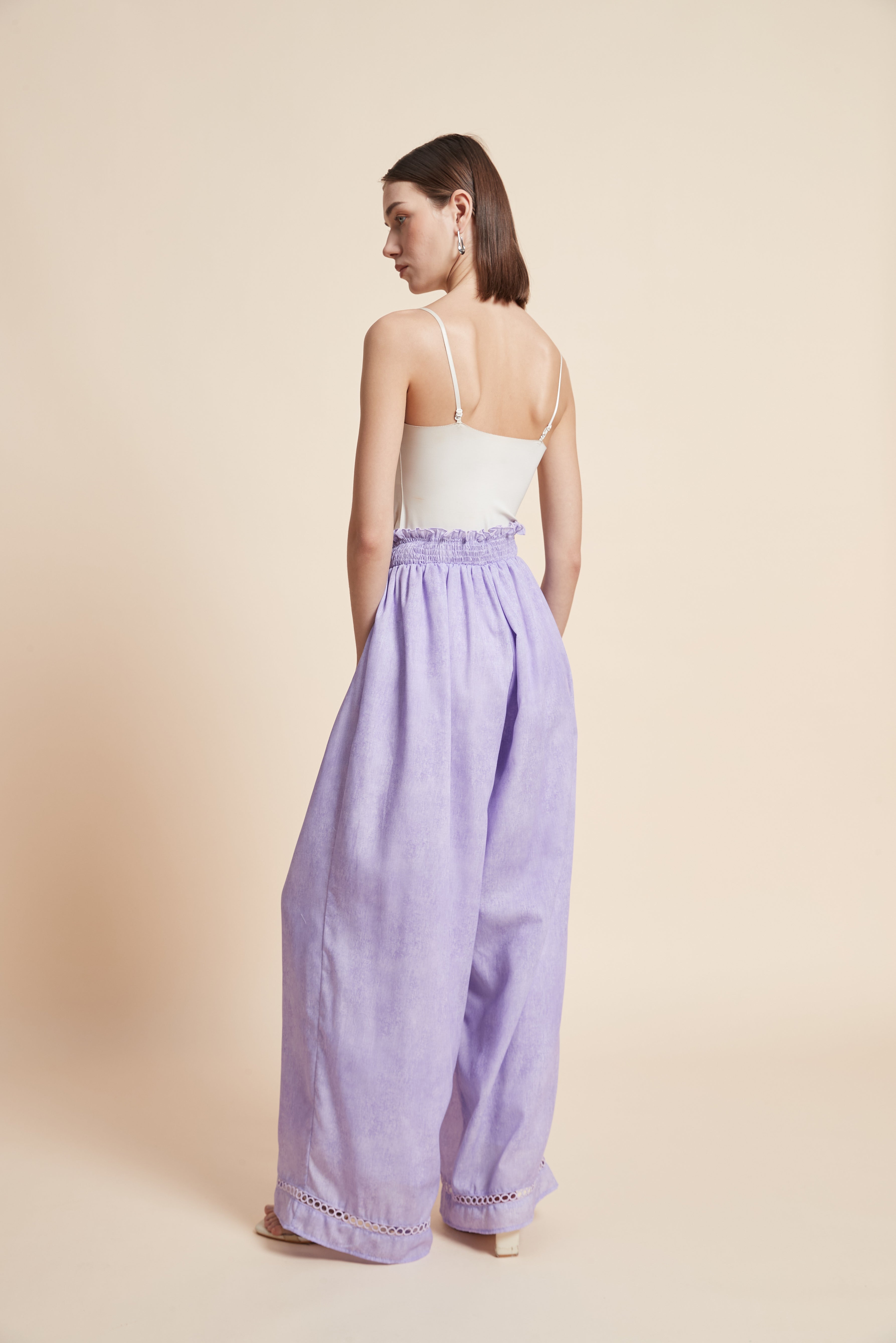 بنطلون واسع سادة