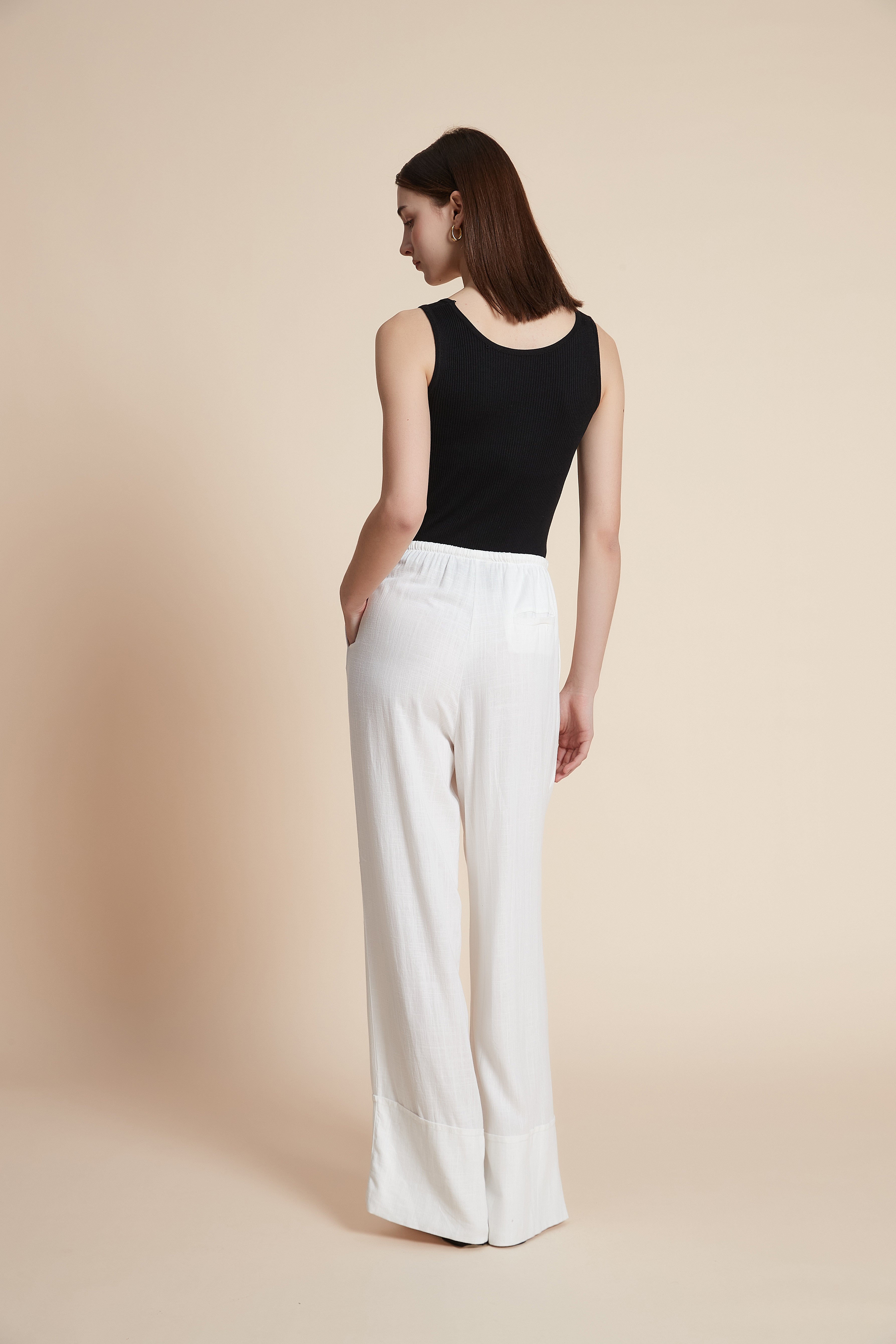 بنطلون واسع سادة