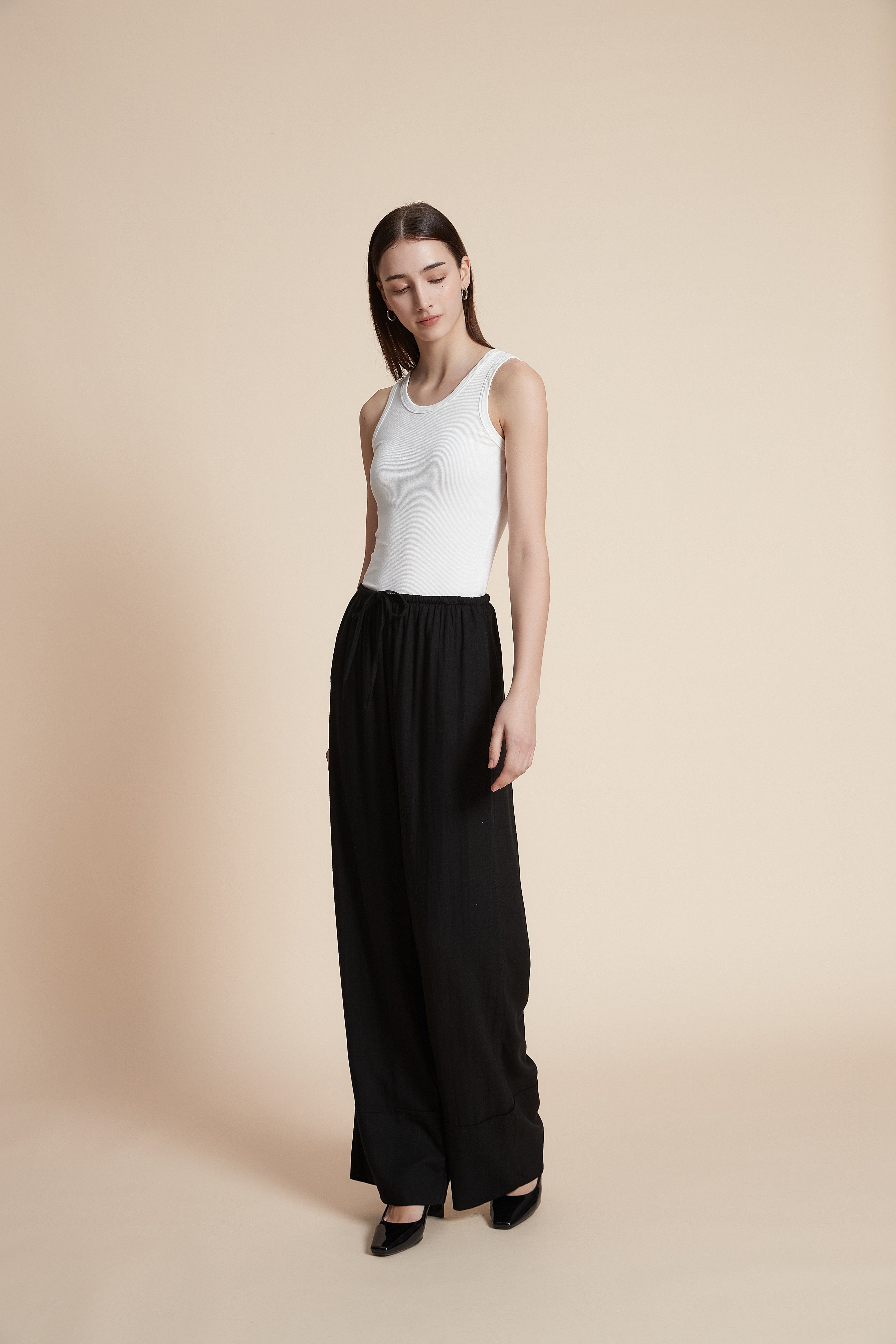 بنطلون واسع سادة