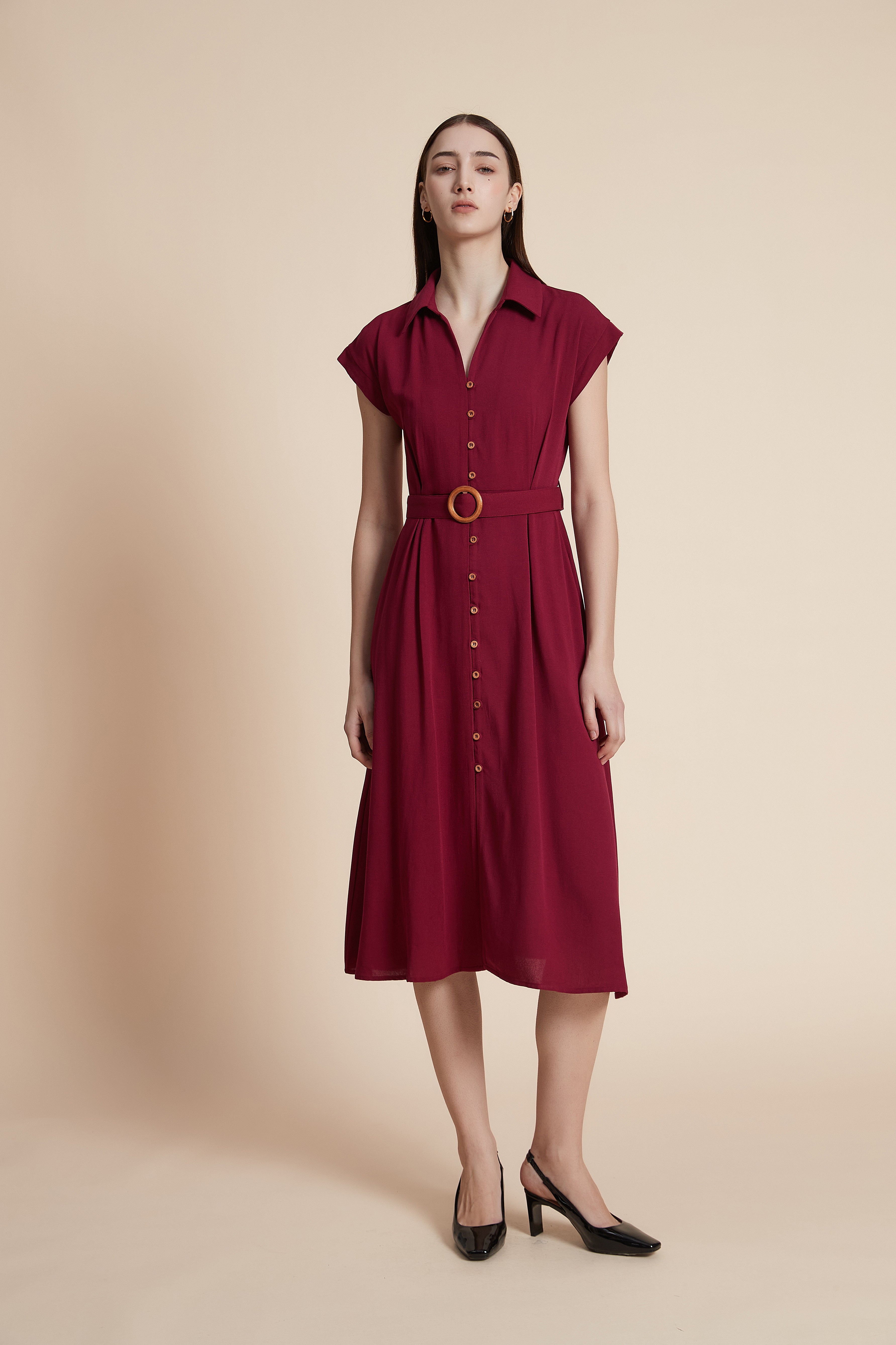Sleeveless Midi Dress