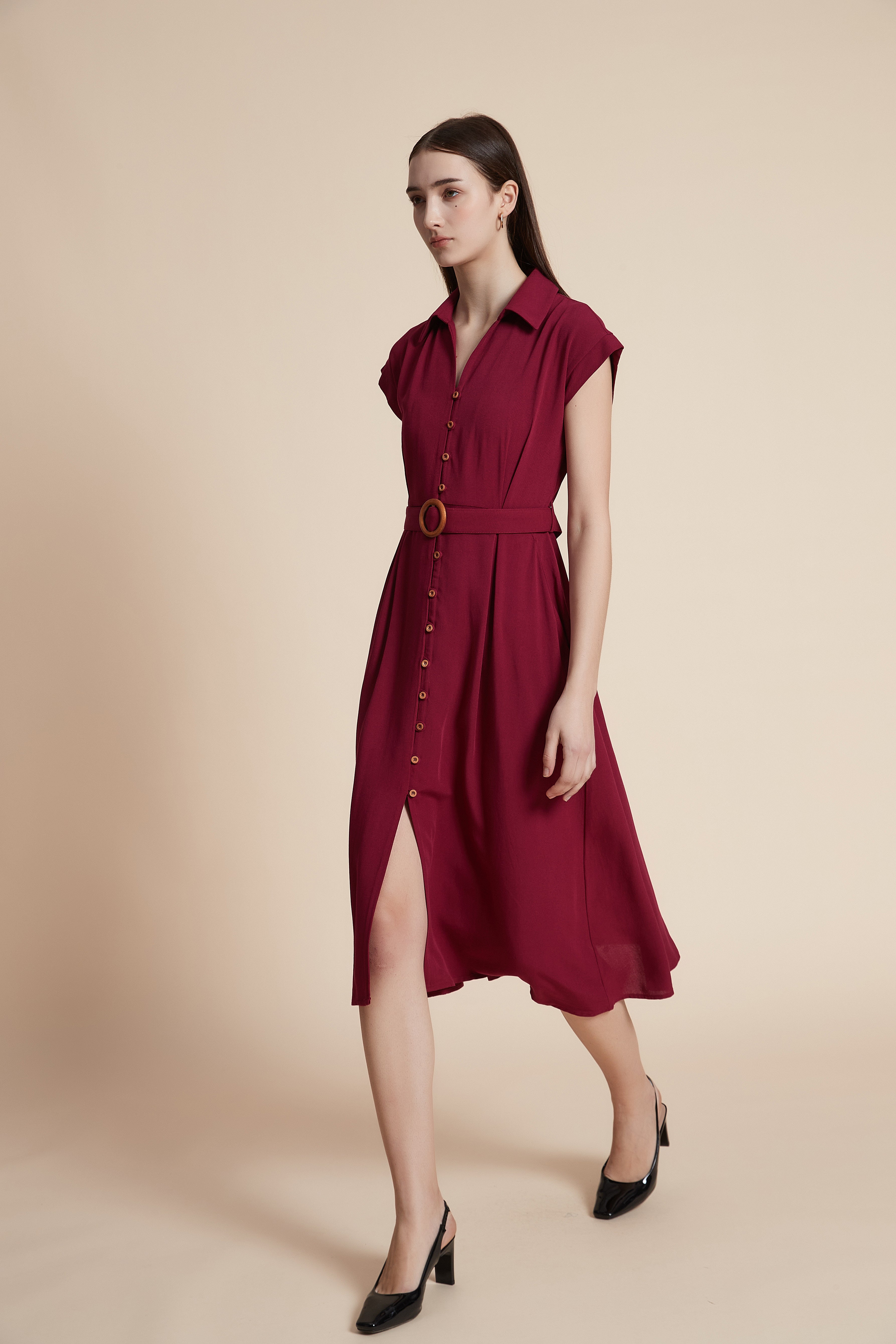 Sleeveless Midi Dress