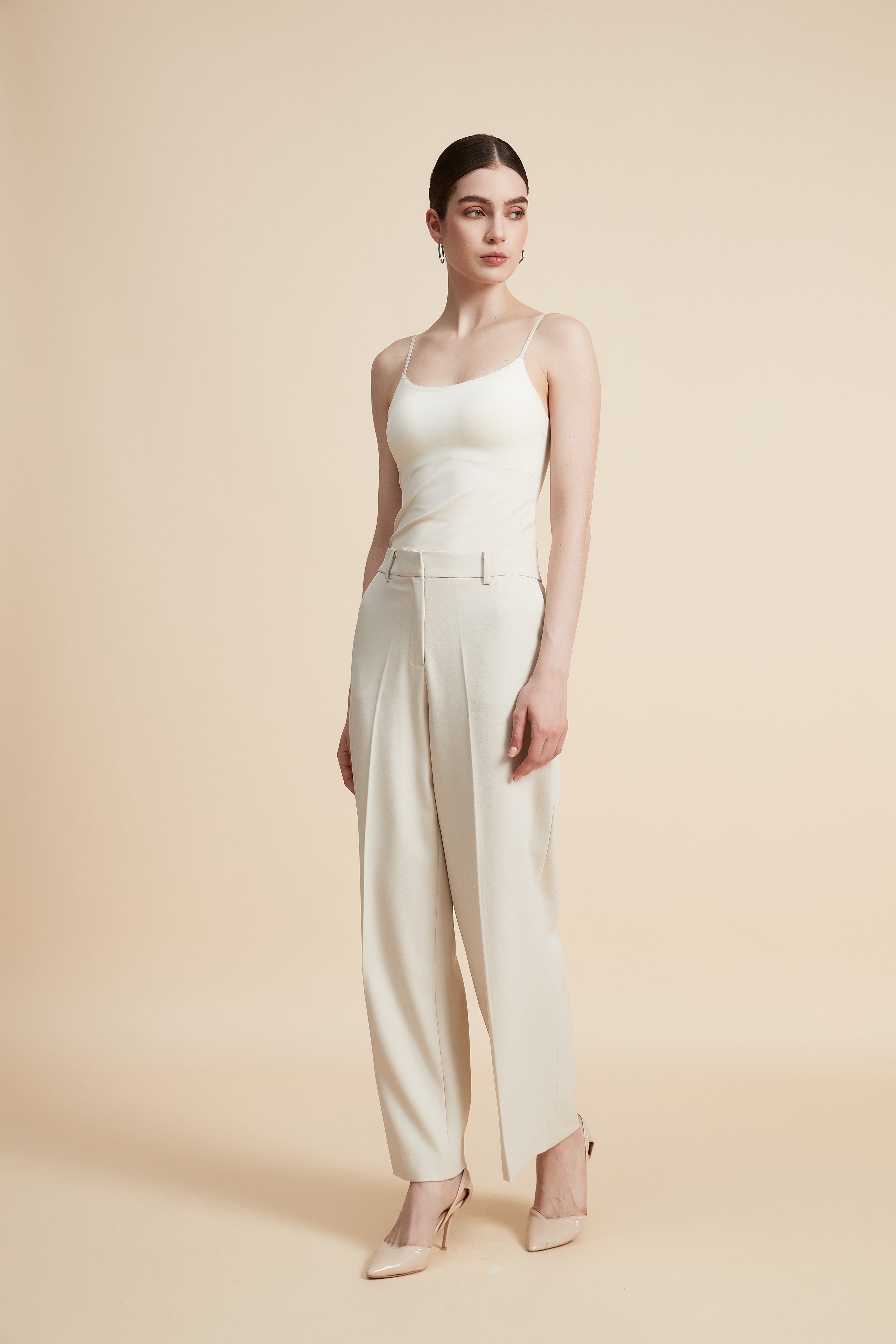 Wide Leg Classic Trousers