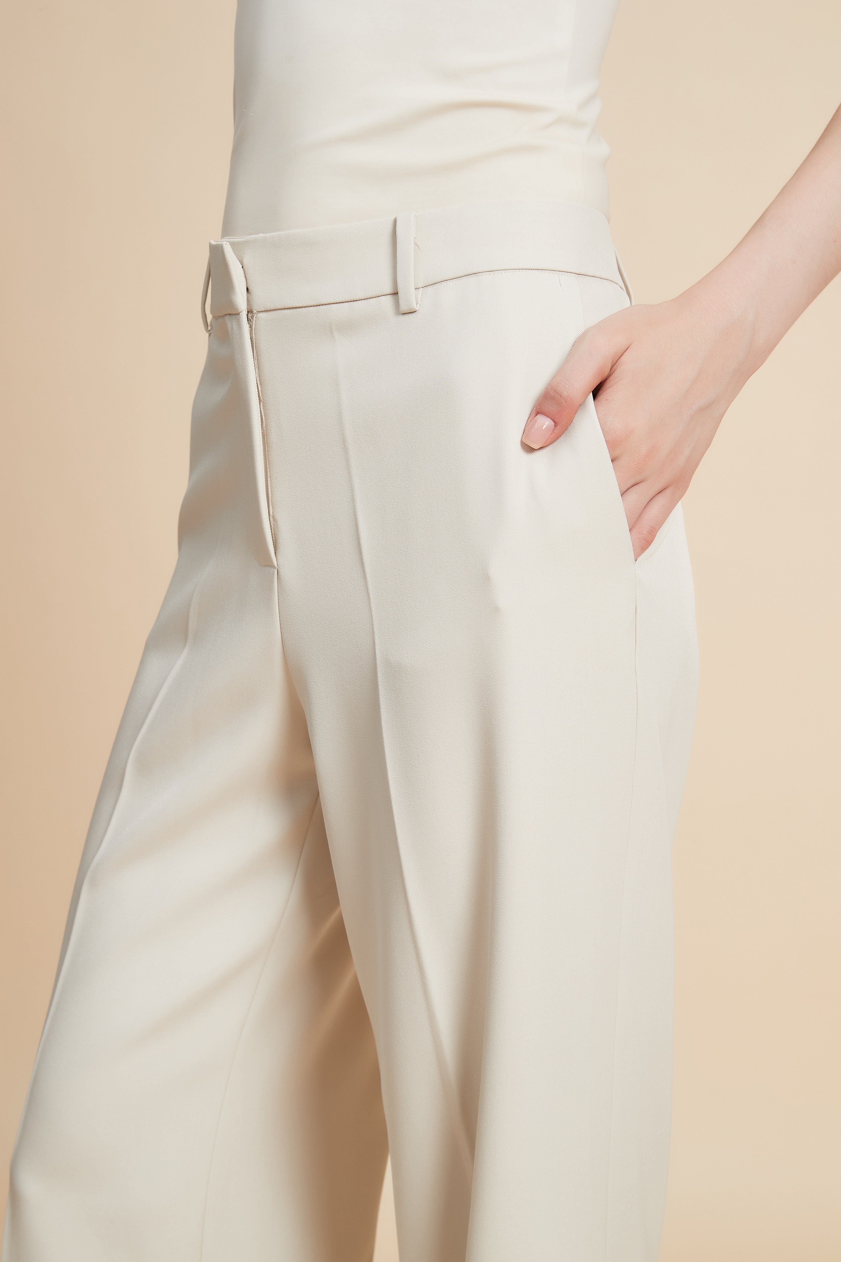 Wide Leg Classic Trousers