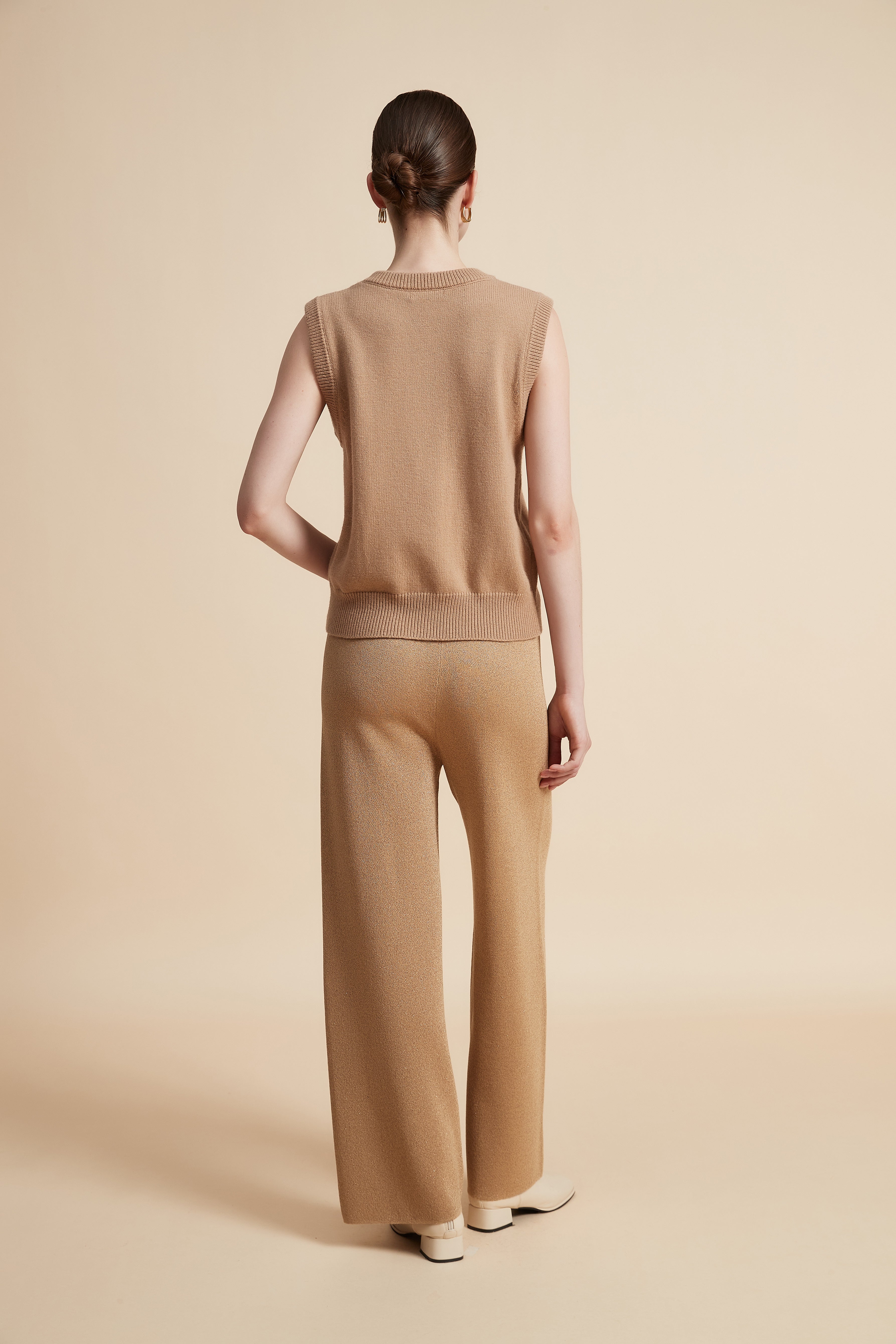 Wide Leg Solid Long Pants