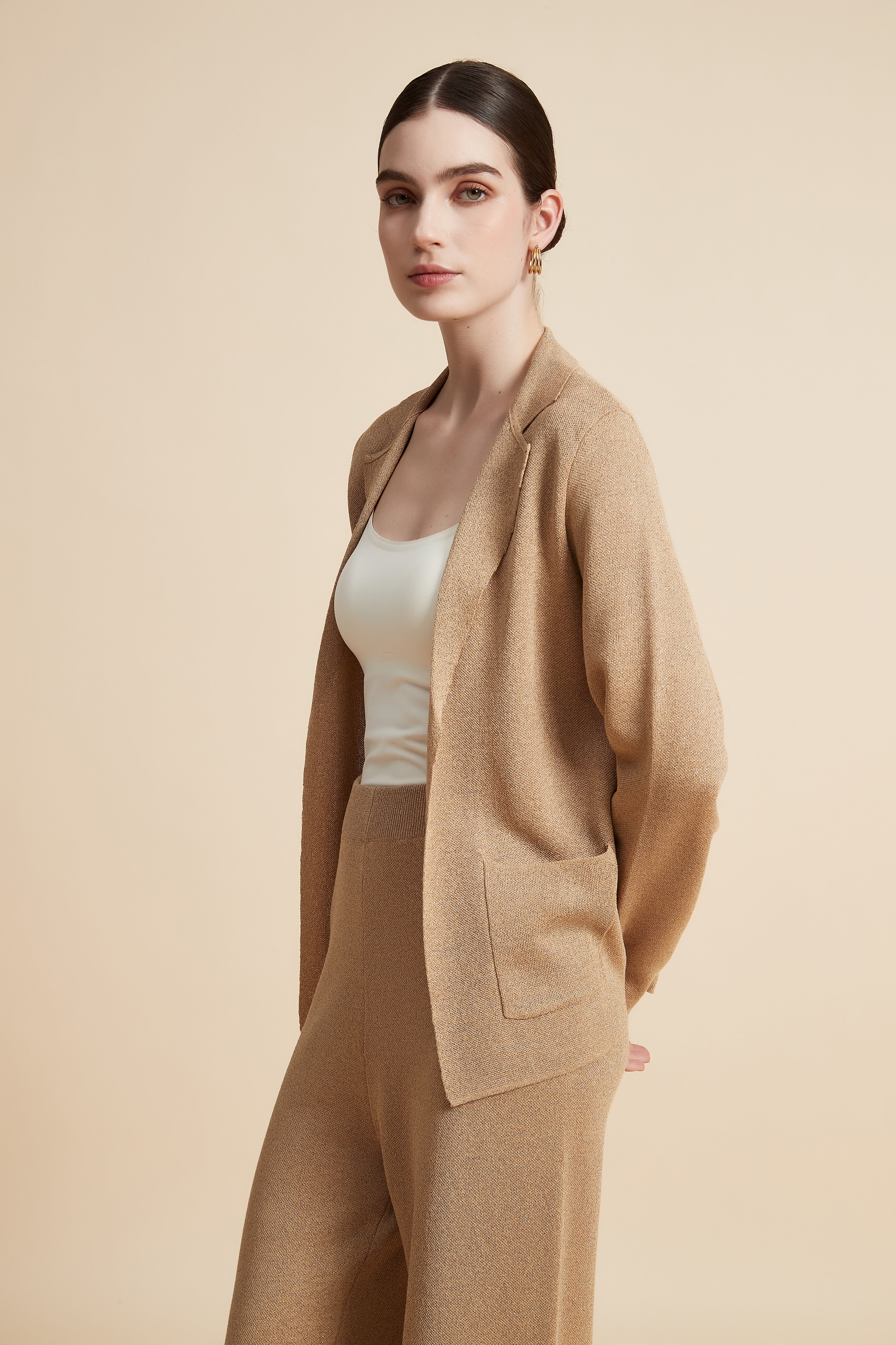 Solid Long Sleeve Jacket