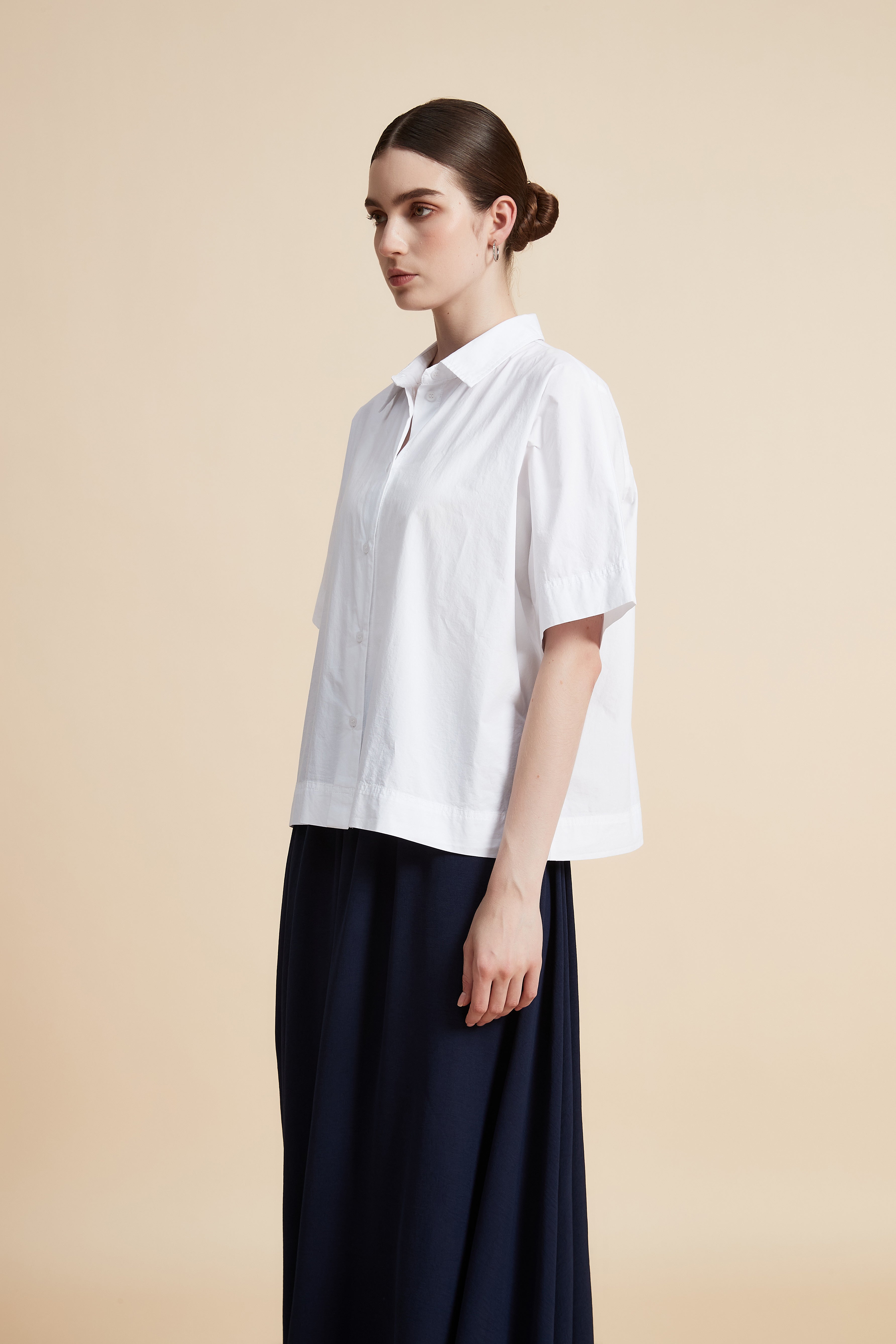 Solid Short Sleeve Shirt