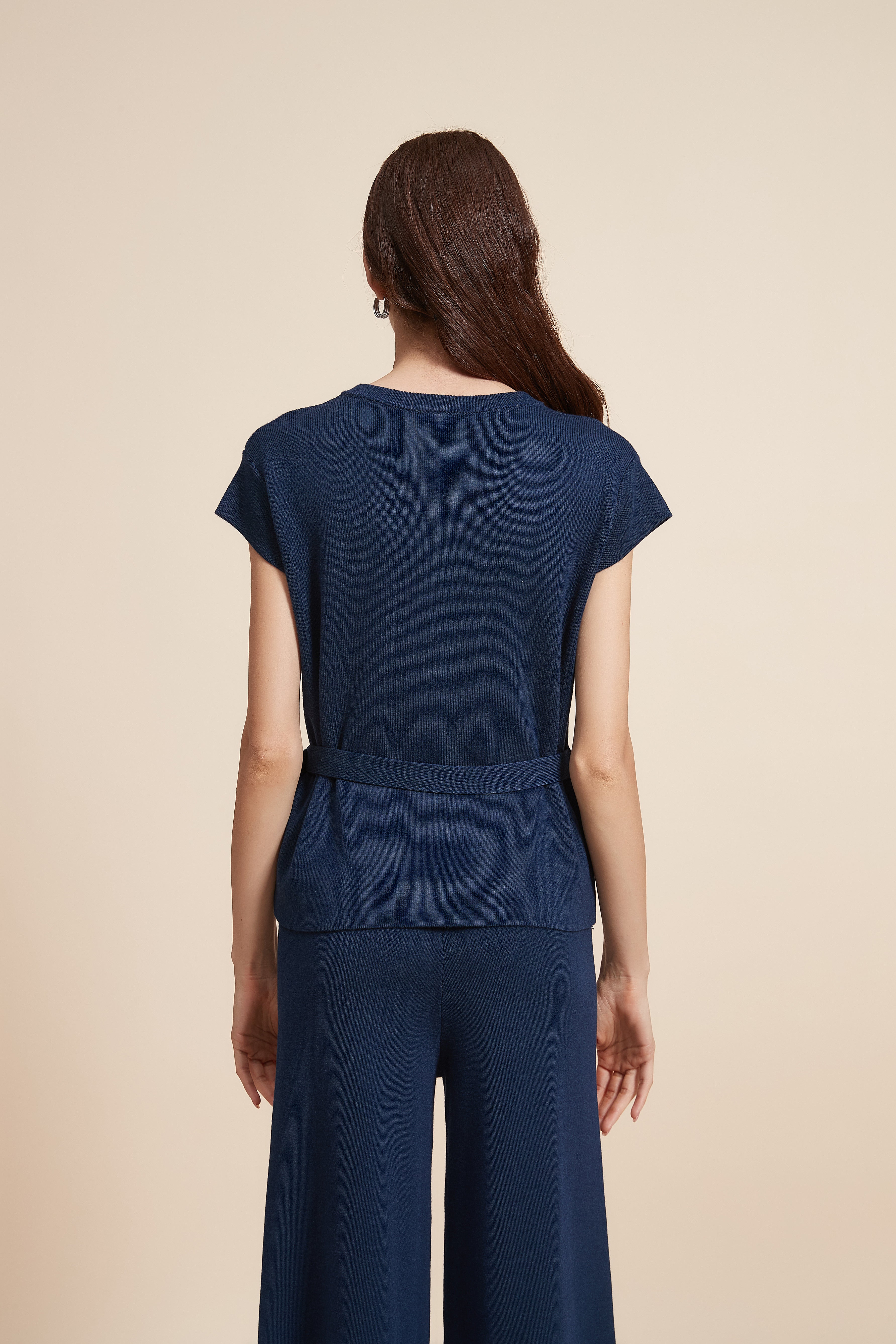 Plain Blouse with Buttons And Pockets