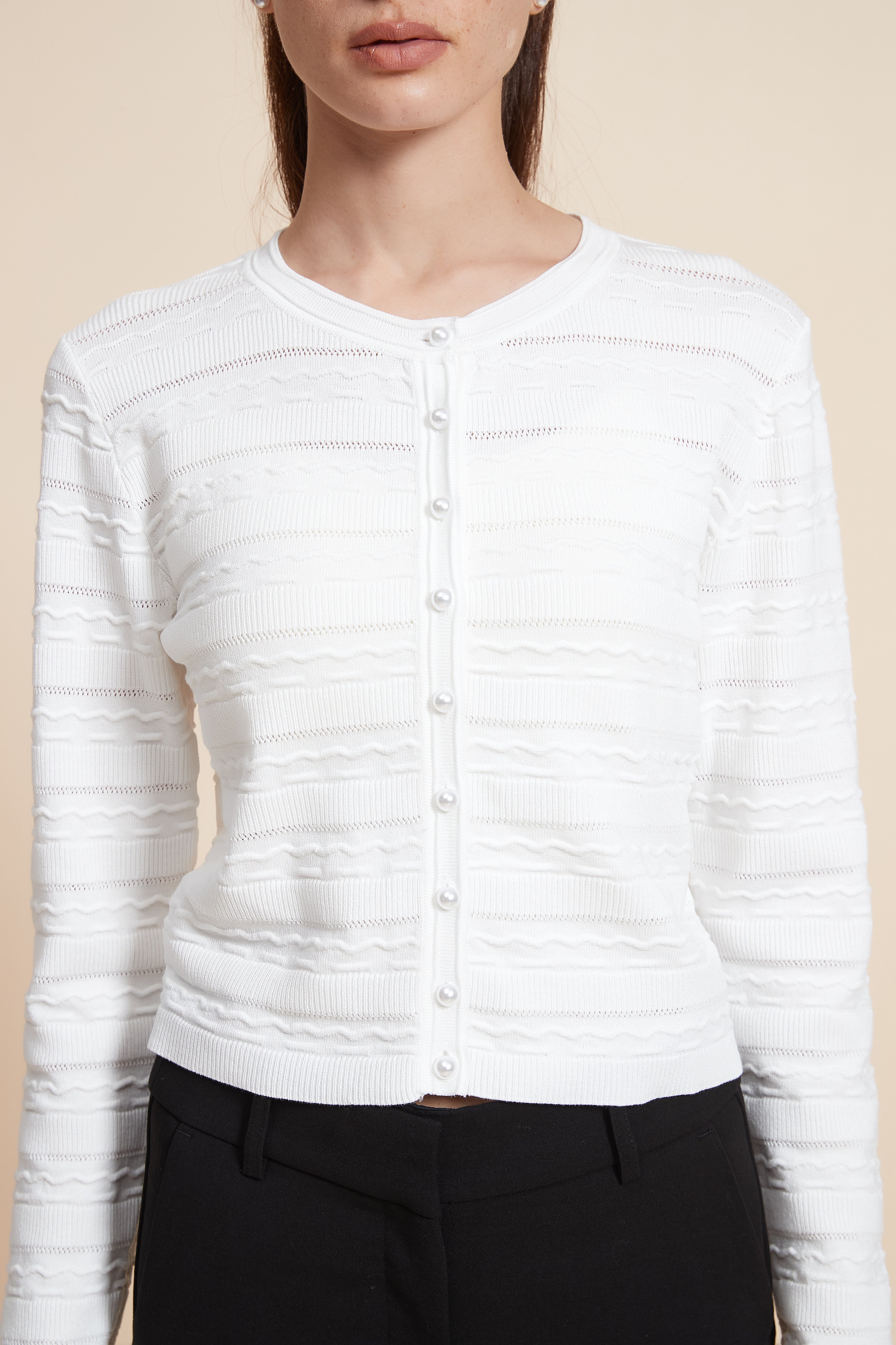 Striped Long Sleeve Blouse