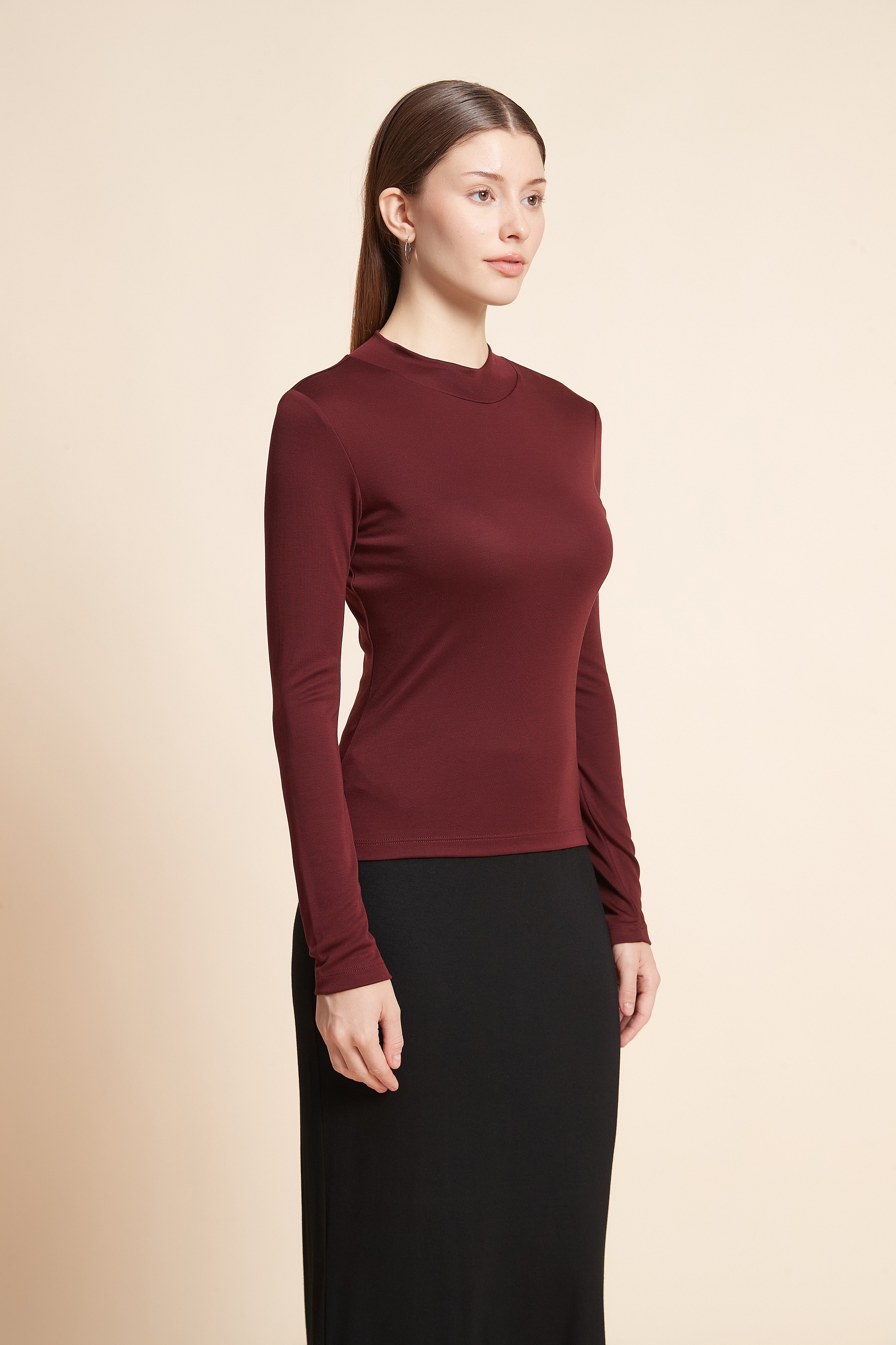 Plain Long Sleeve Top