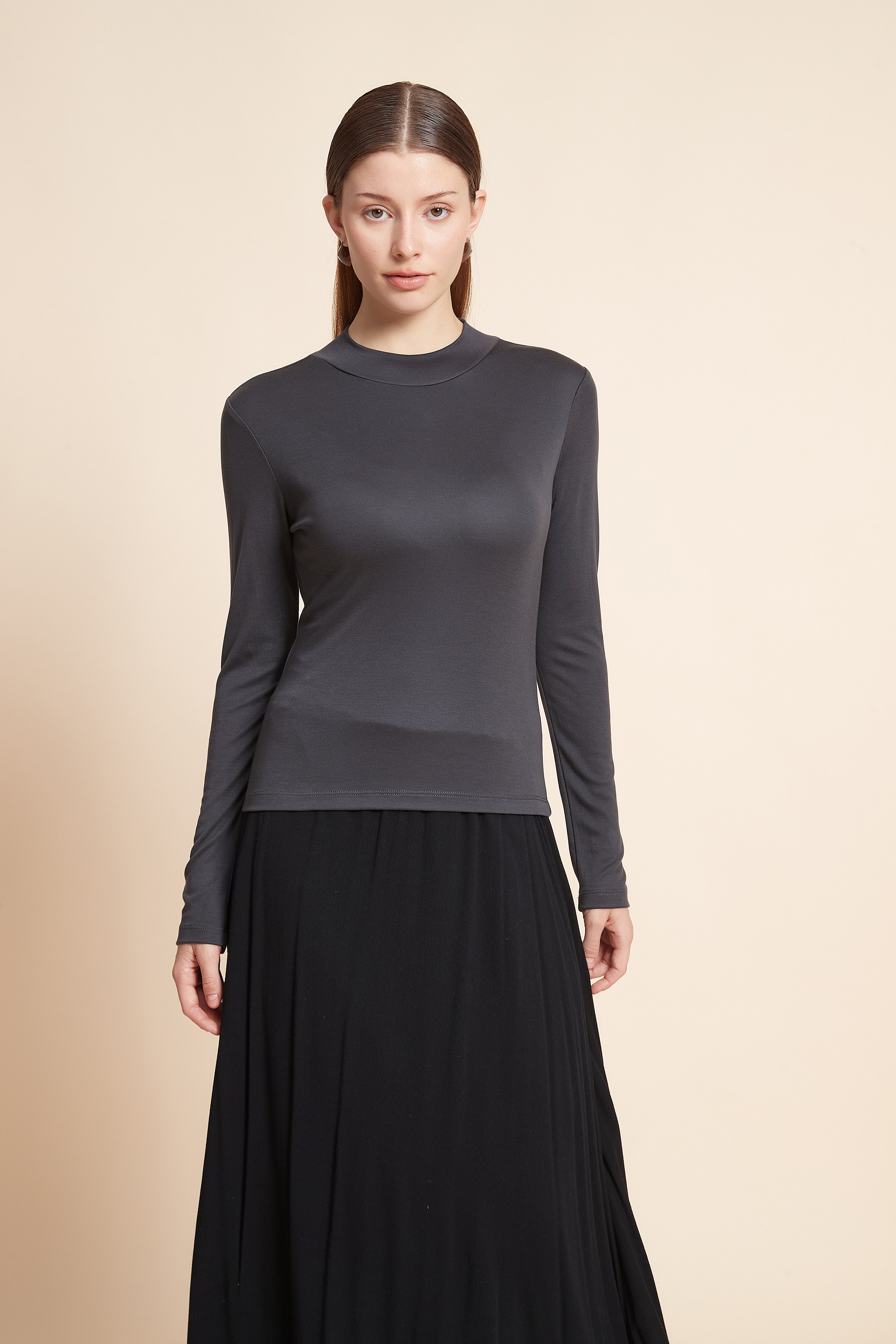 Plain Long Sleeve Top