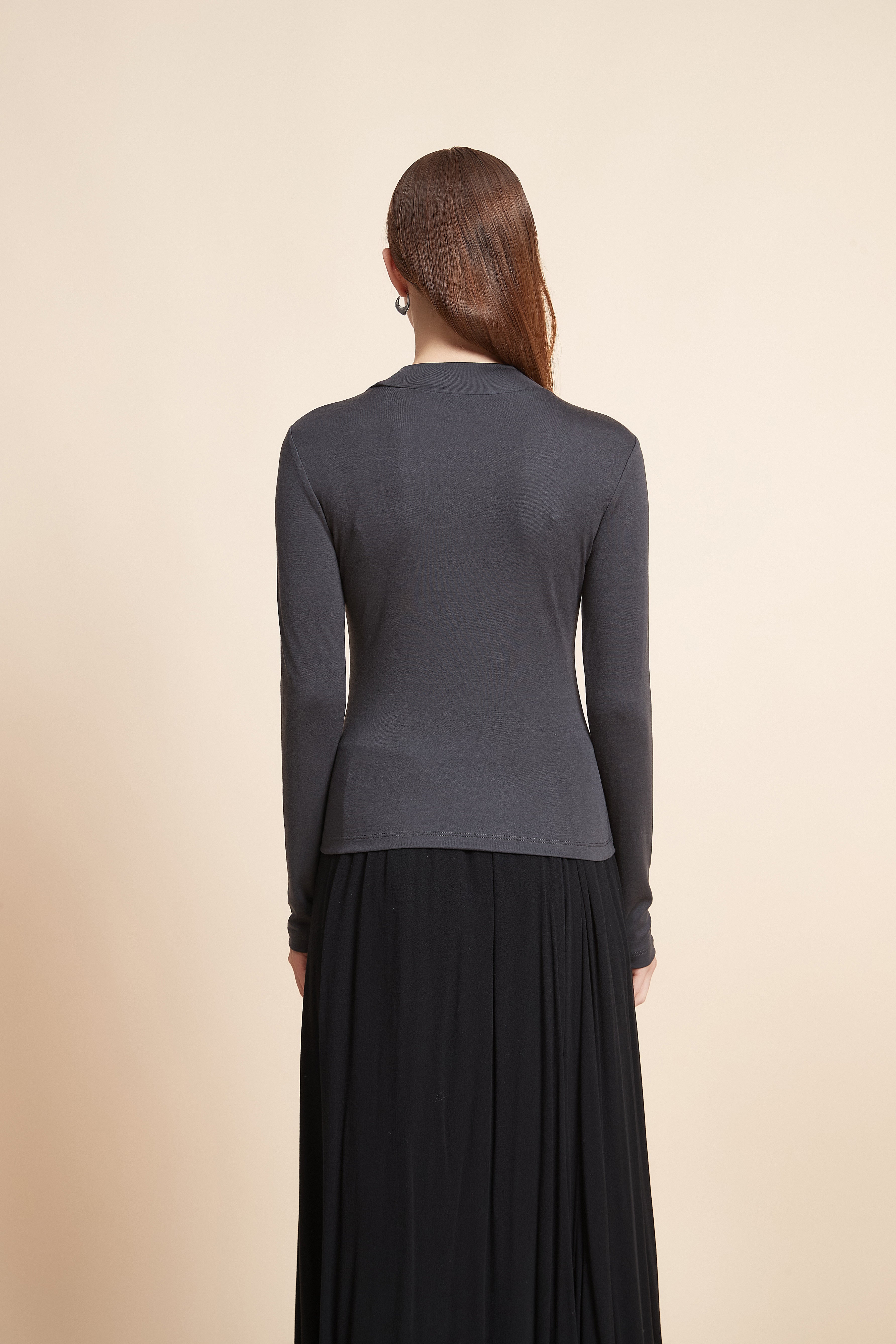 Plain Long Sleeve Top