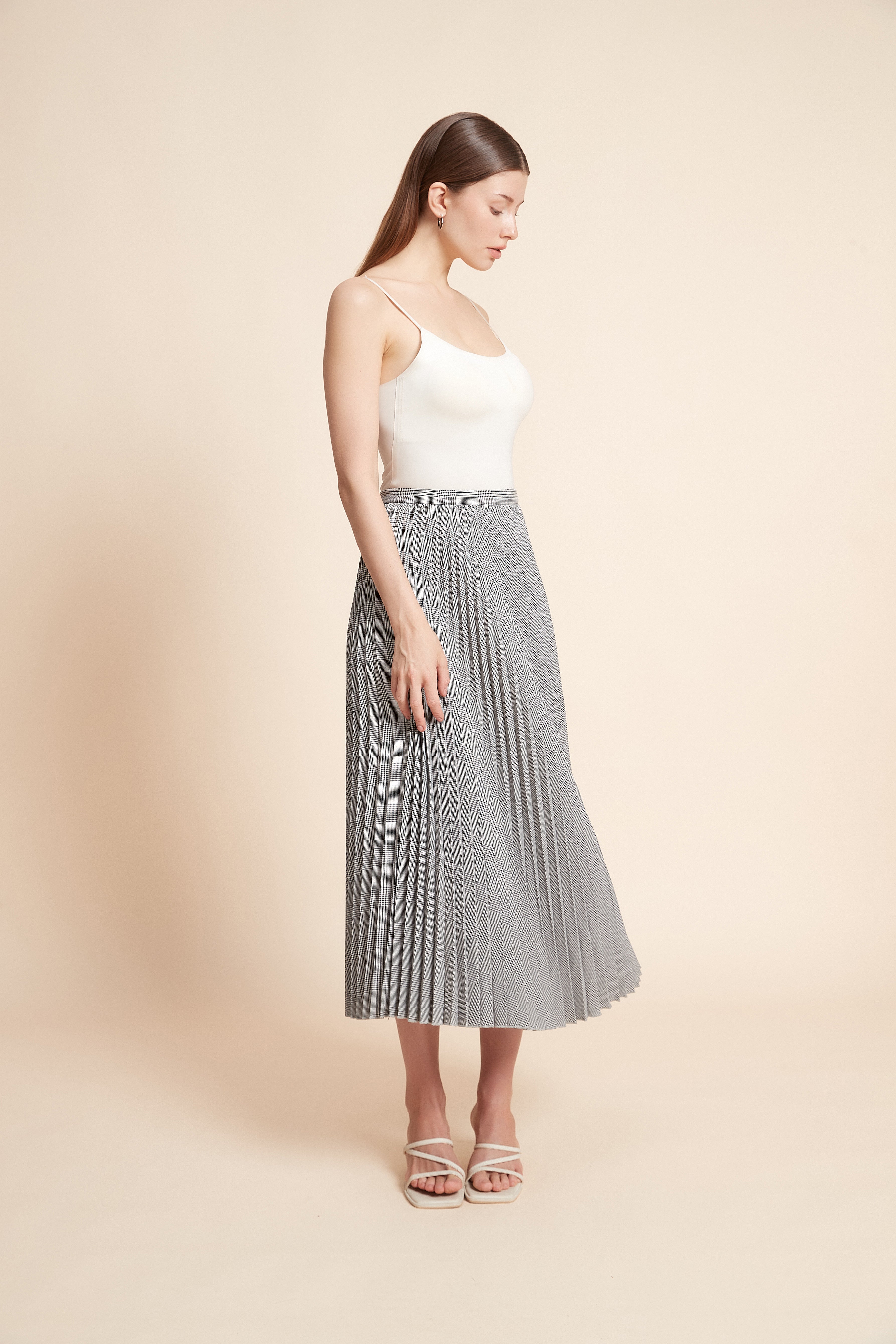 Plaid Maxi Skirt