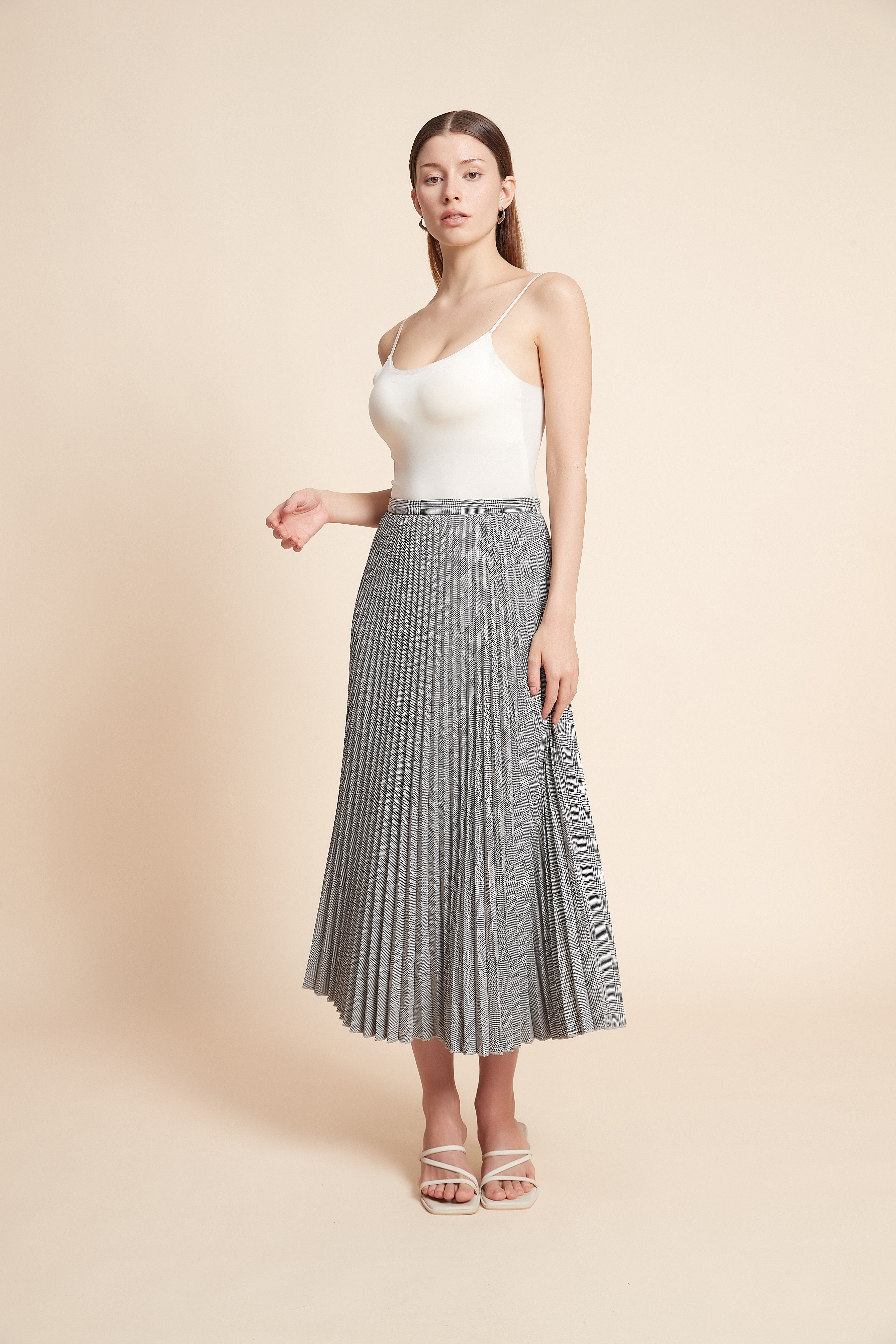 Plaid Maxi Skirt