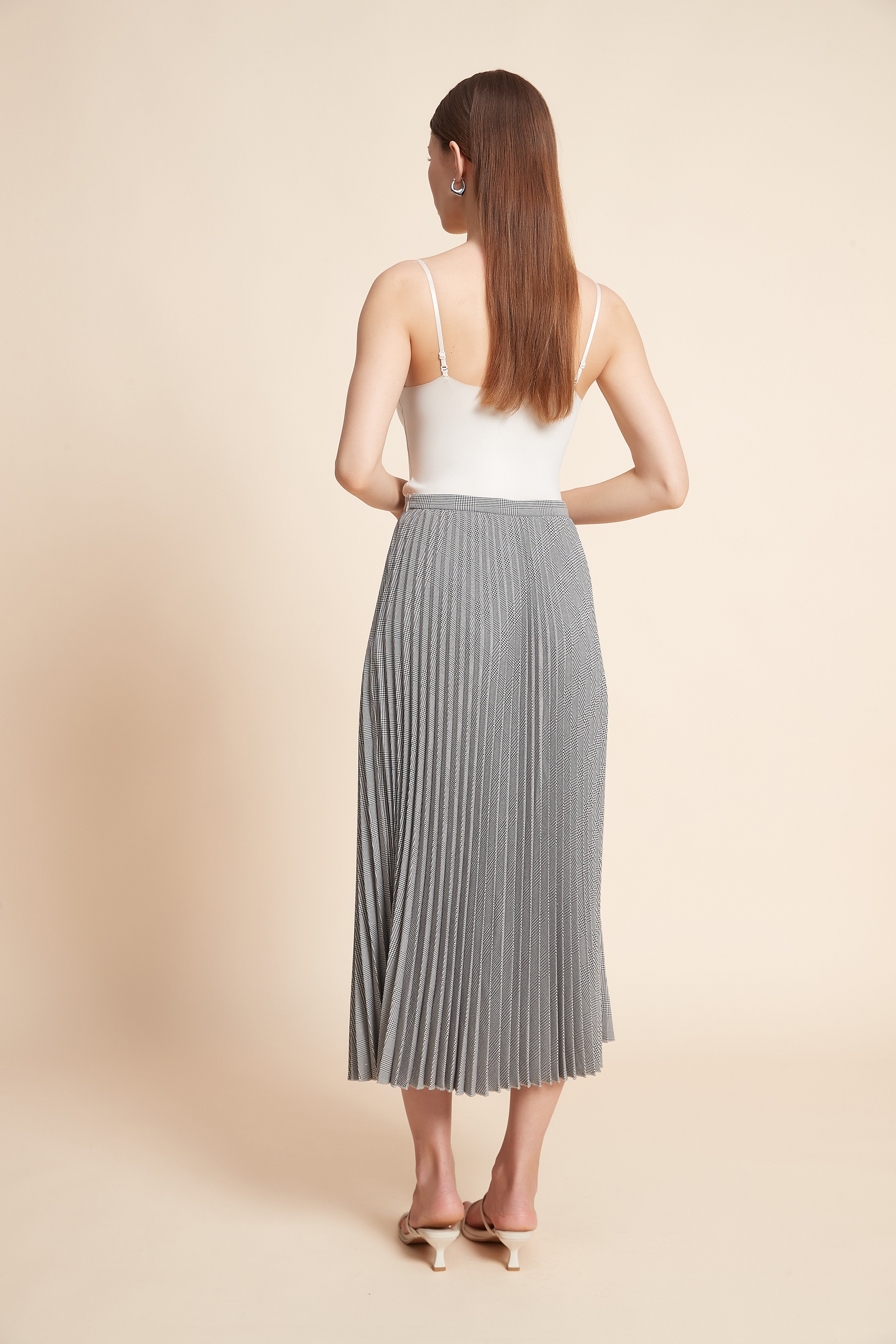 Plaid Maxi Skirt