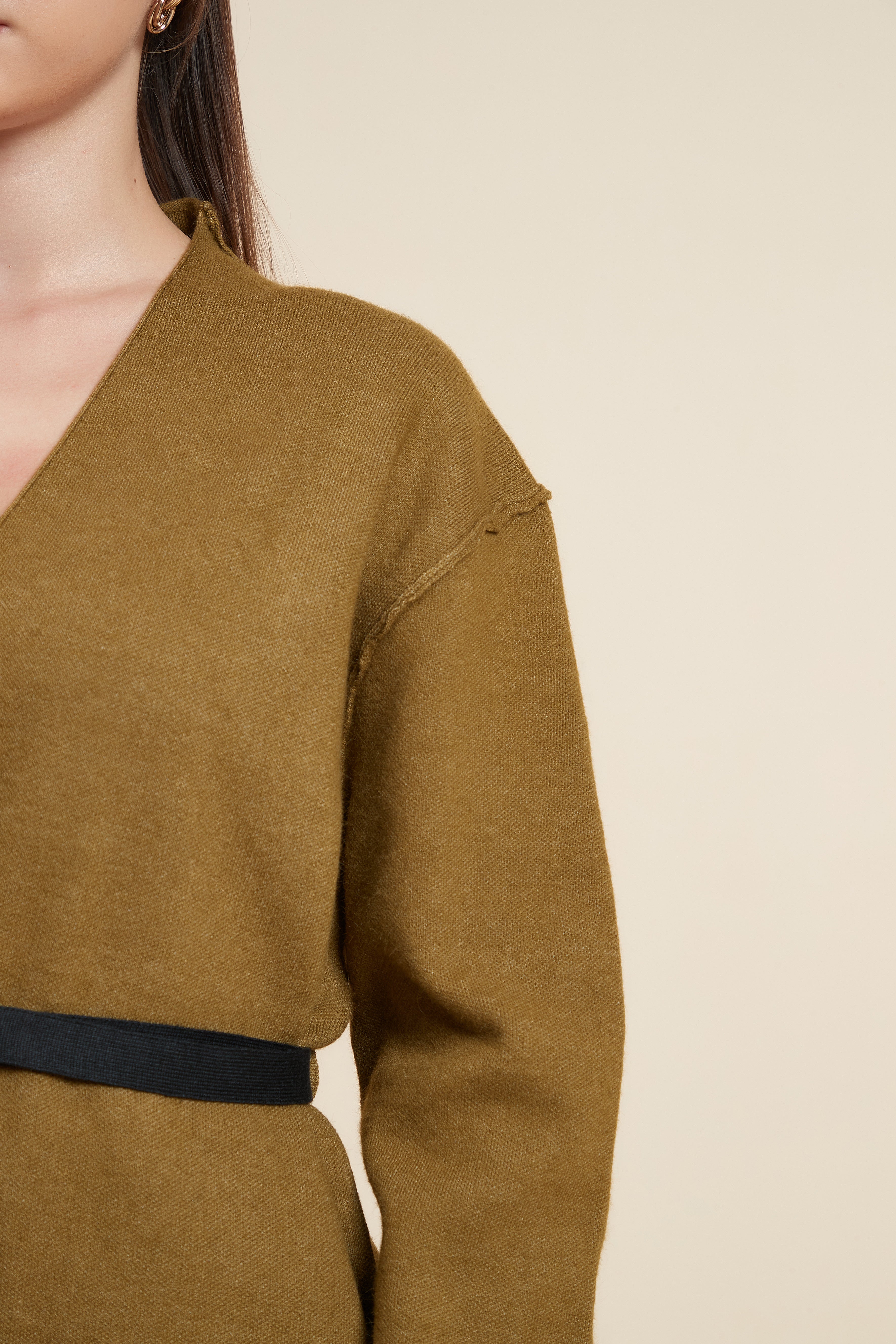 Plain Long Sleeve Oversized Cardigan