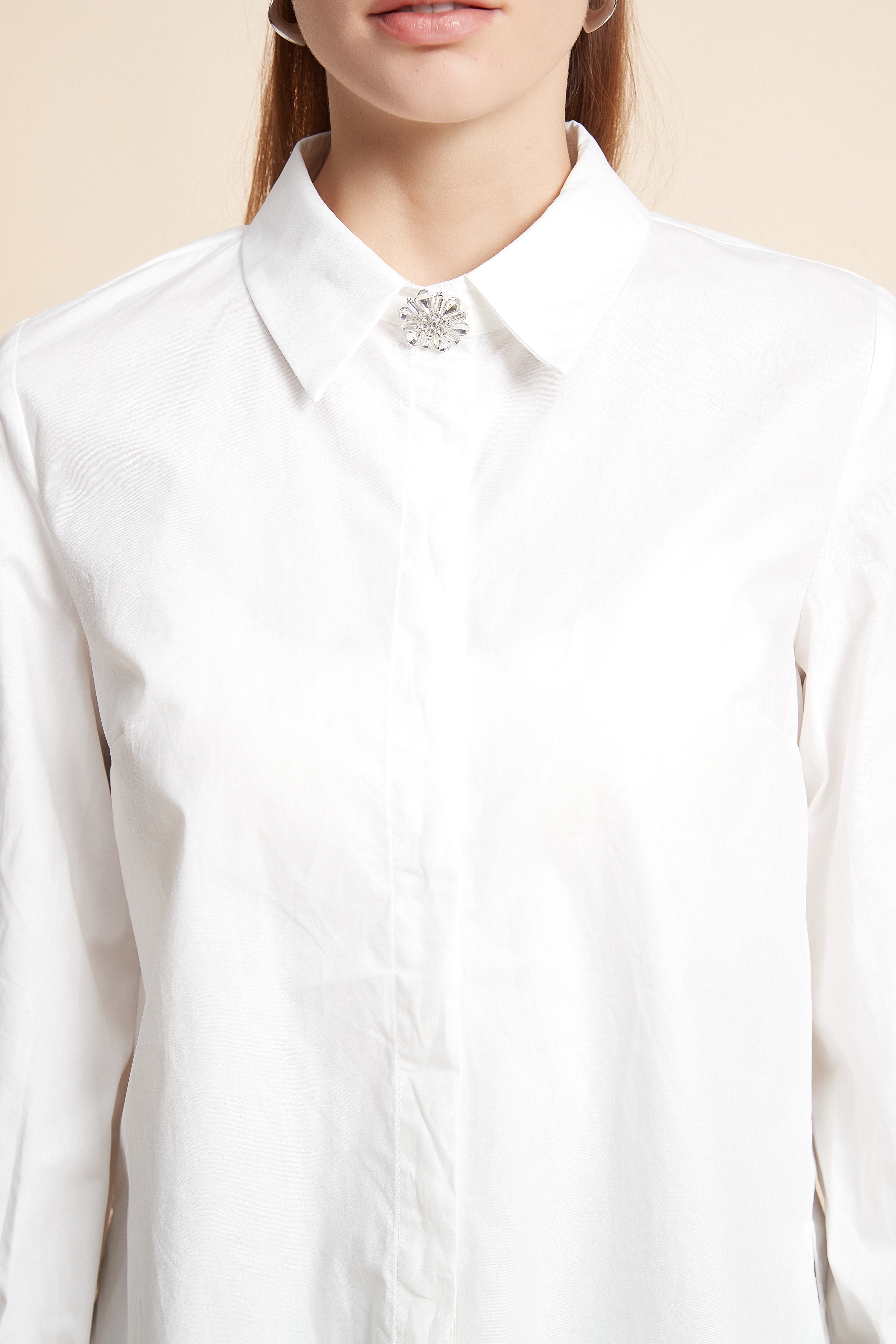 Hip-Length Long Sleeve Shirt