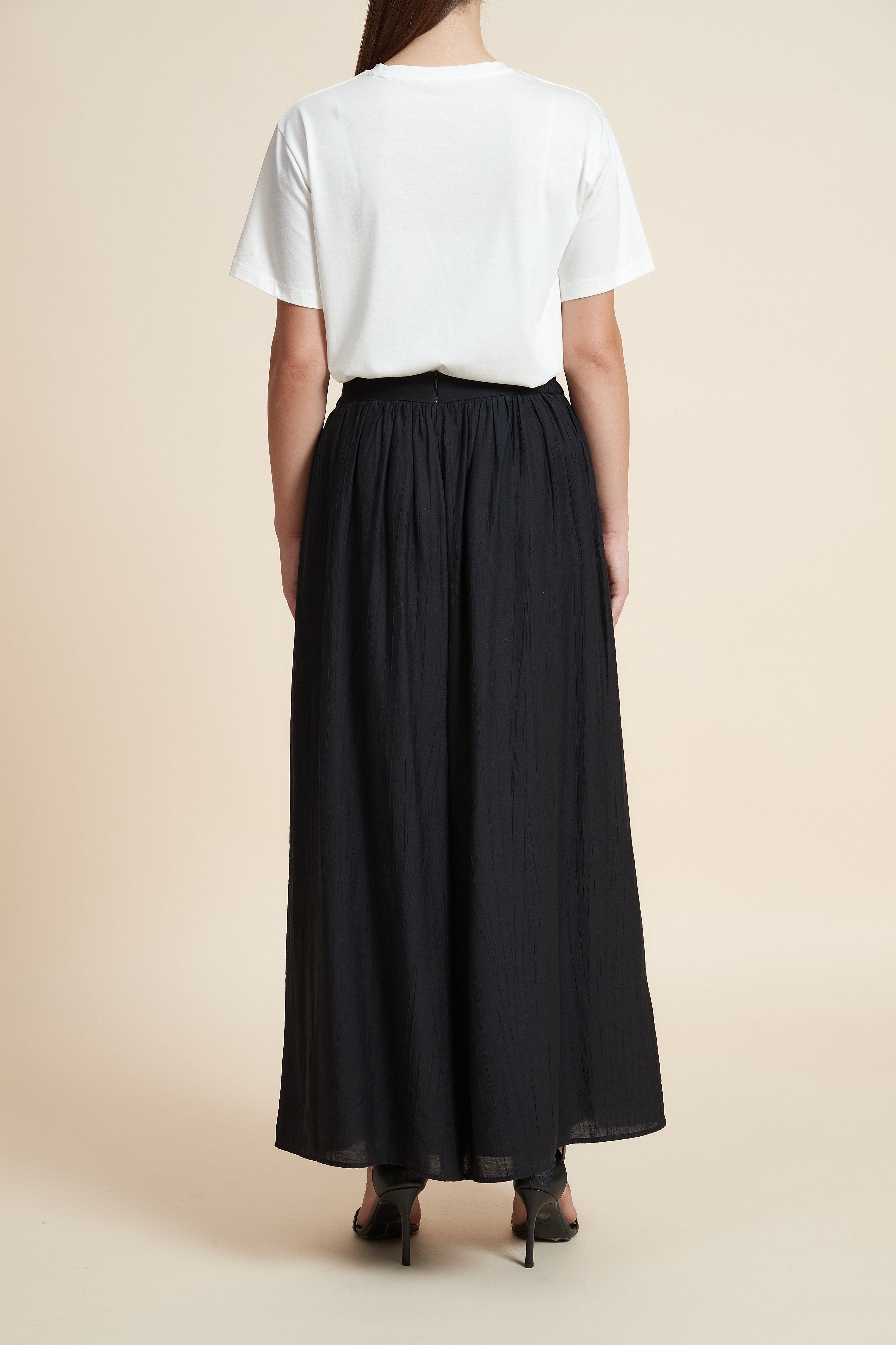 بنطلون طويل وايد ليج سادة