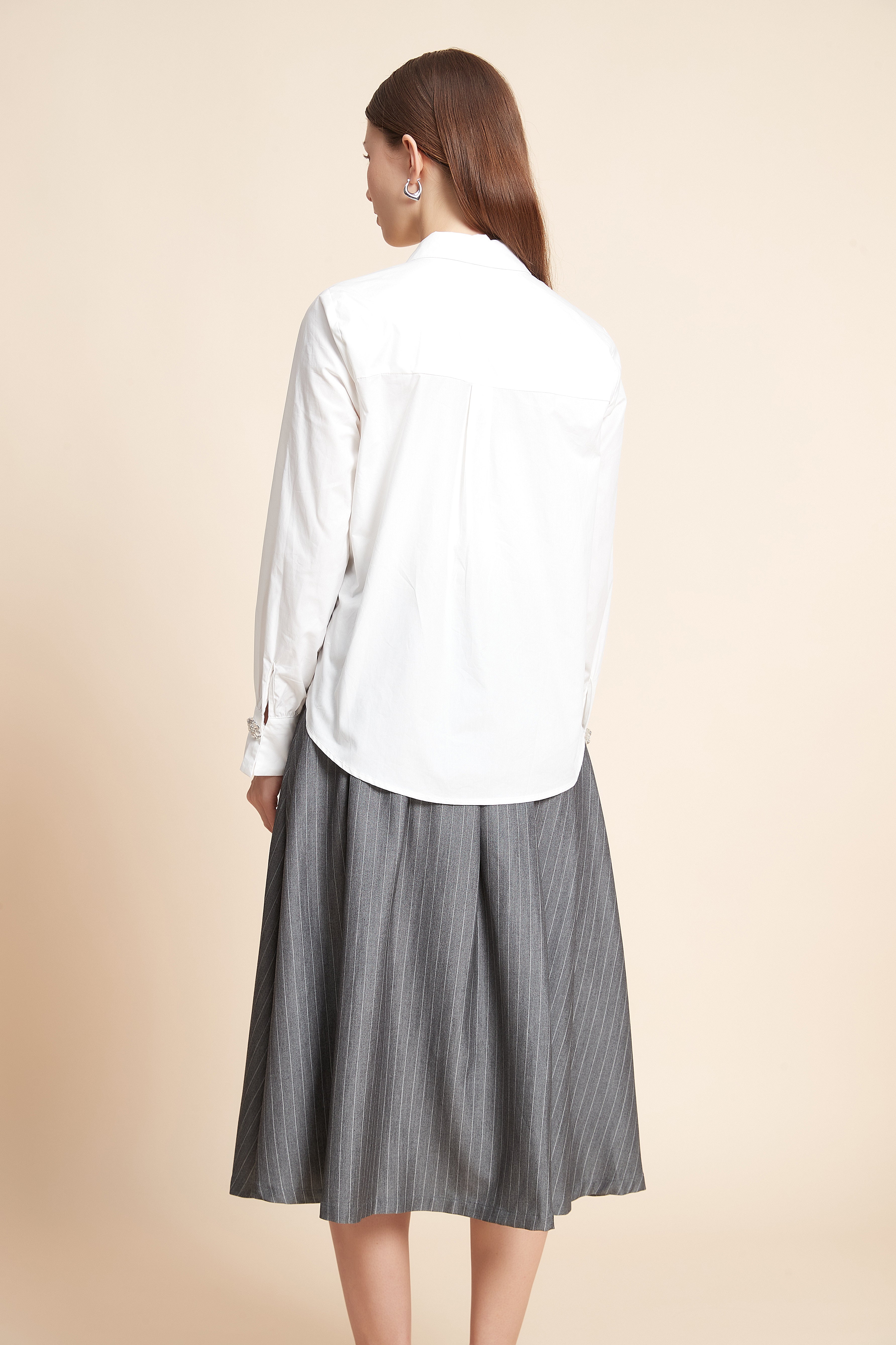 Hip-Length Long Sleeve Shirt