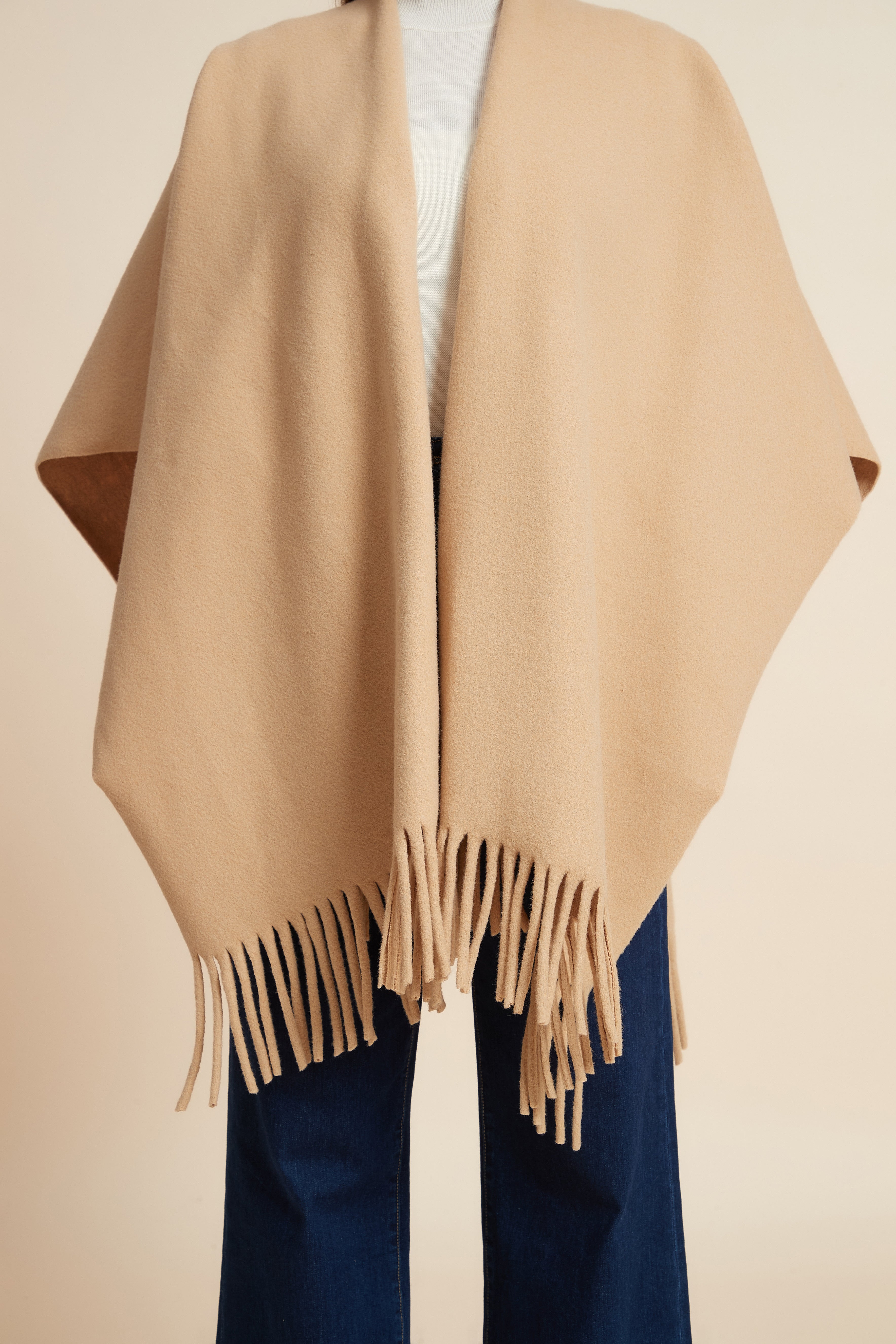 Plain Side-Length Poncho