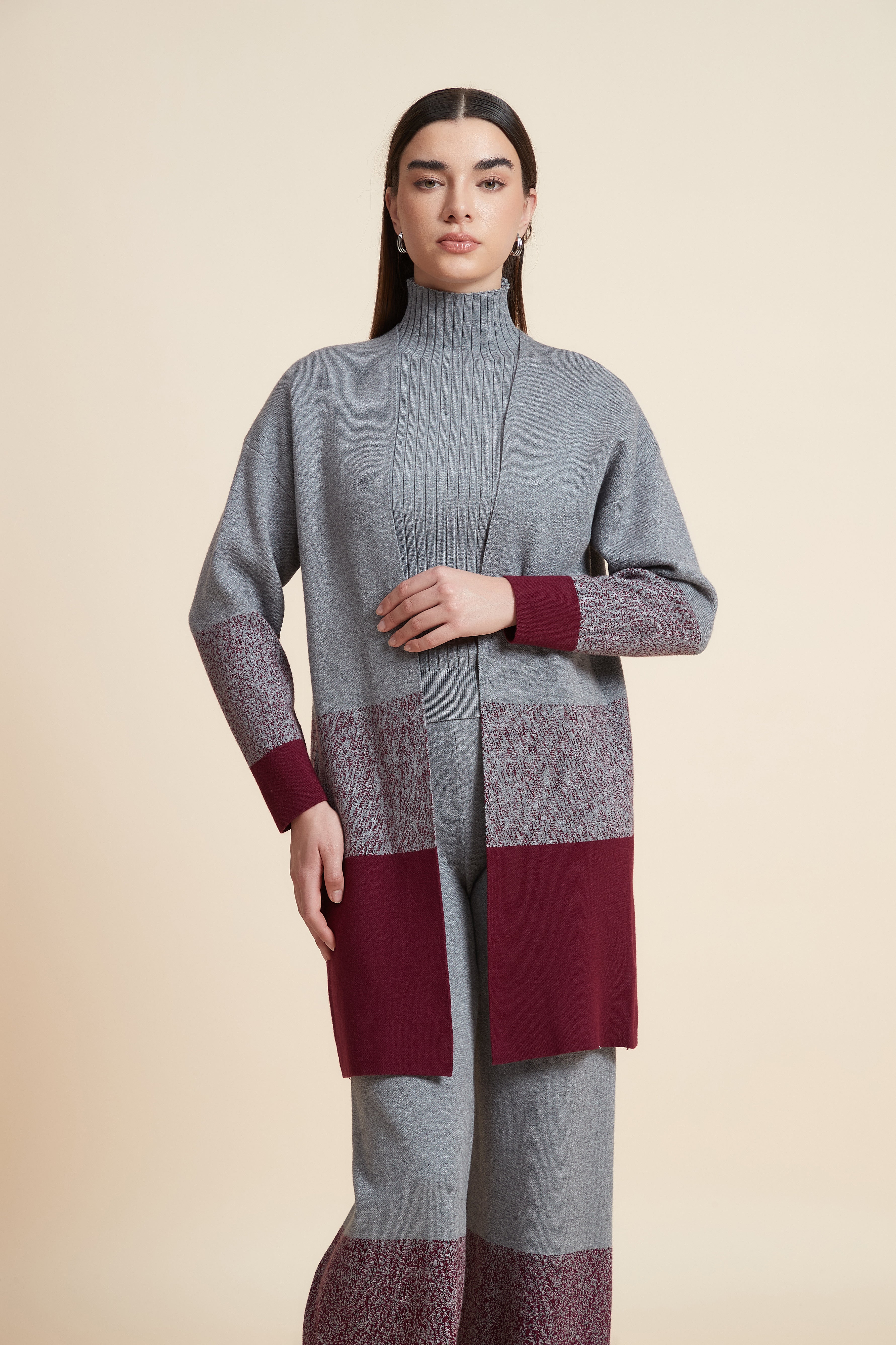 Colorful Long Sleeve Cardigan