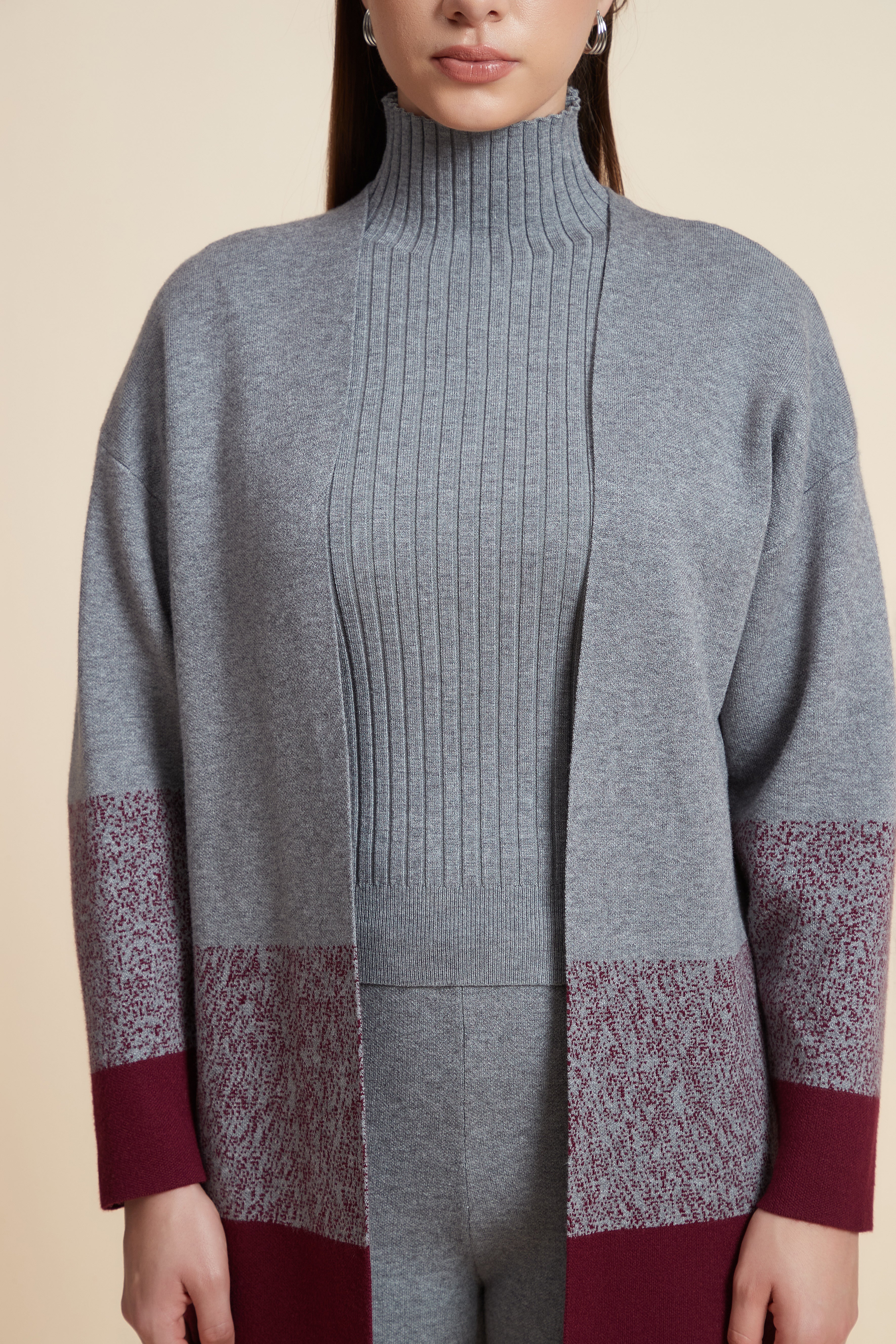 Colorful Long Sleeve Cardigan