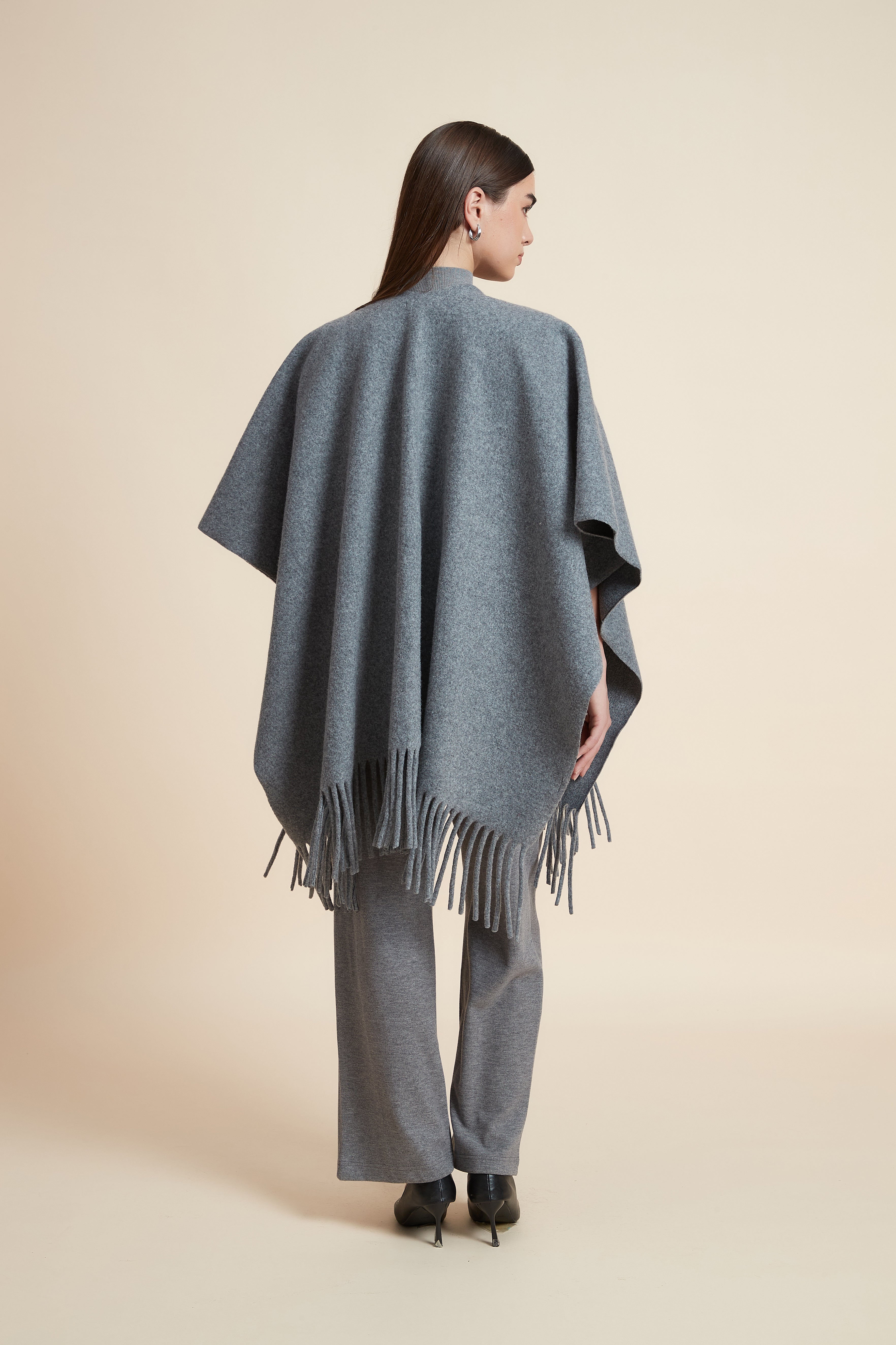 Plain Side-Length Poncho