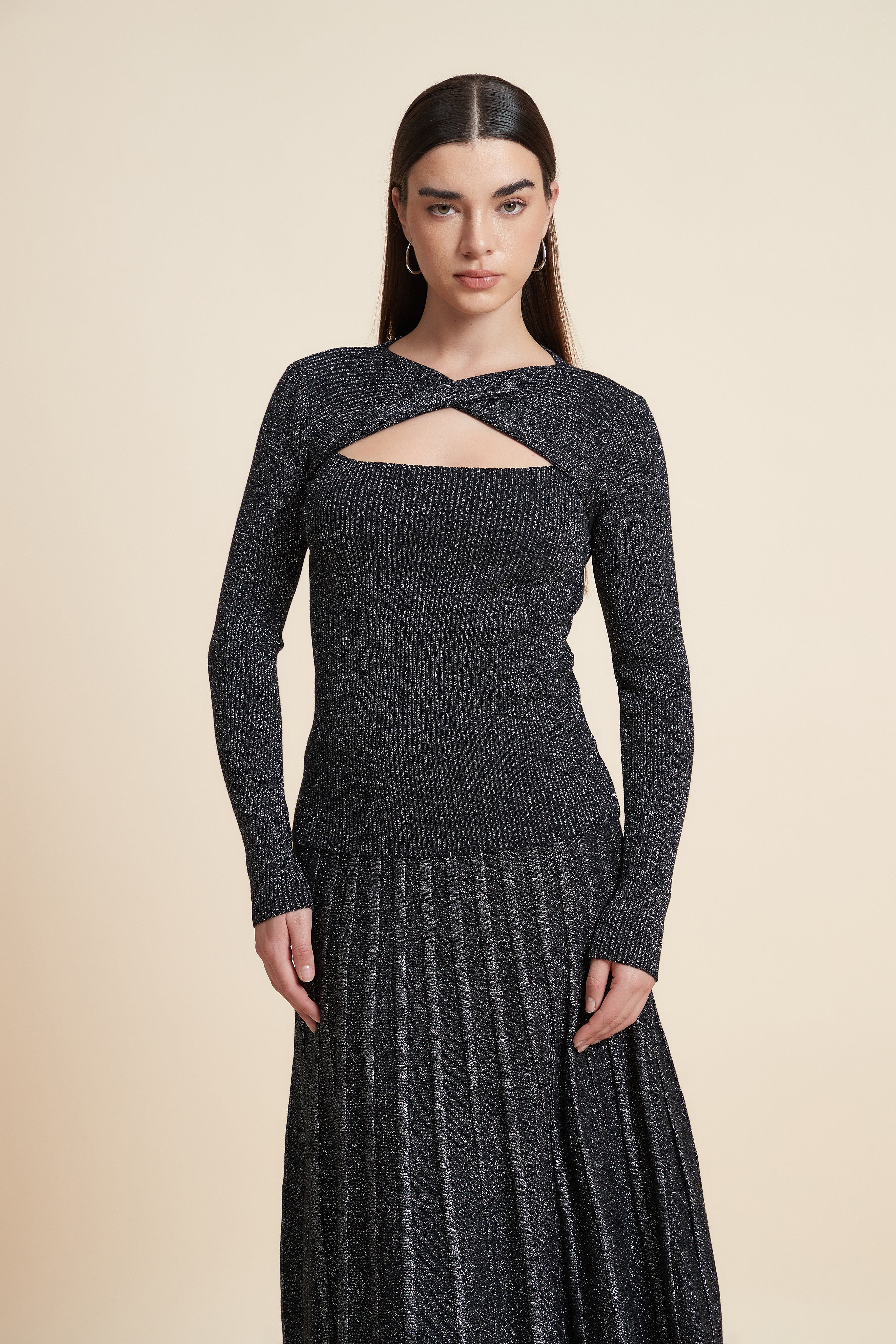 Polka Dot Long Sleeve Top