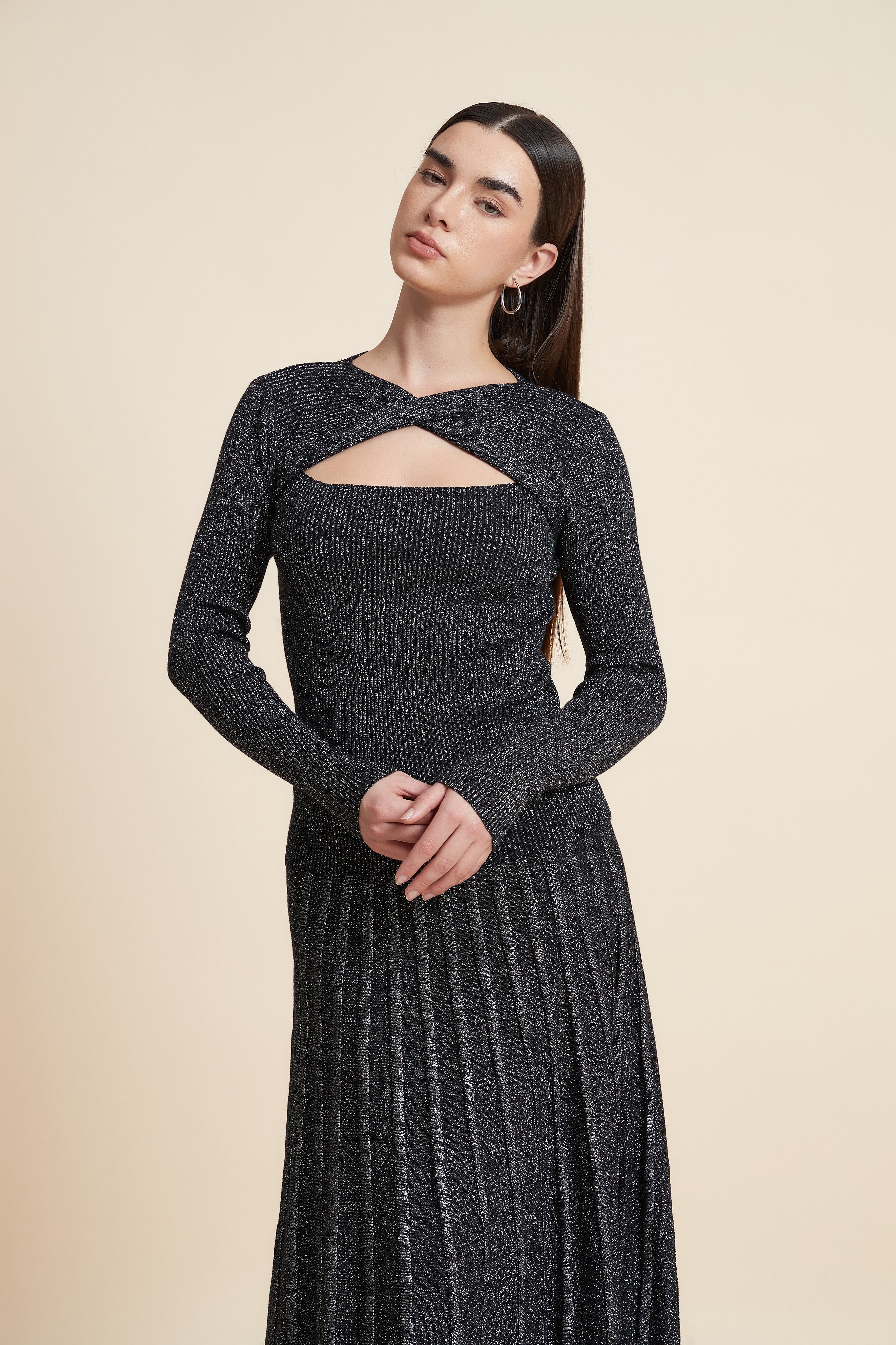 Polka Dot Long Sleeve Top