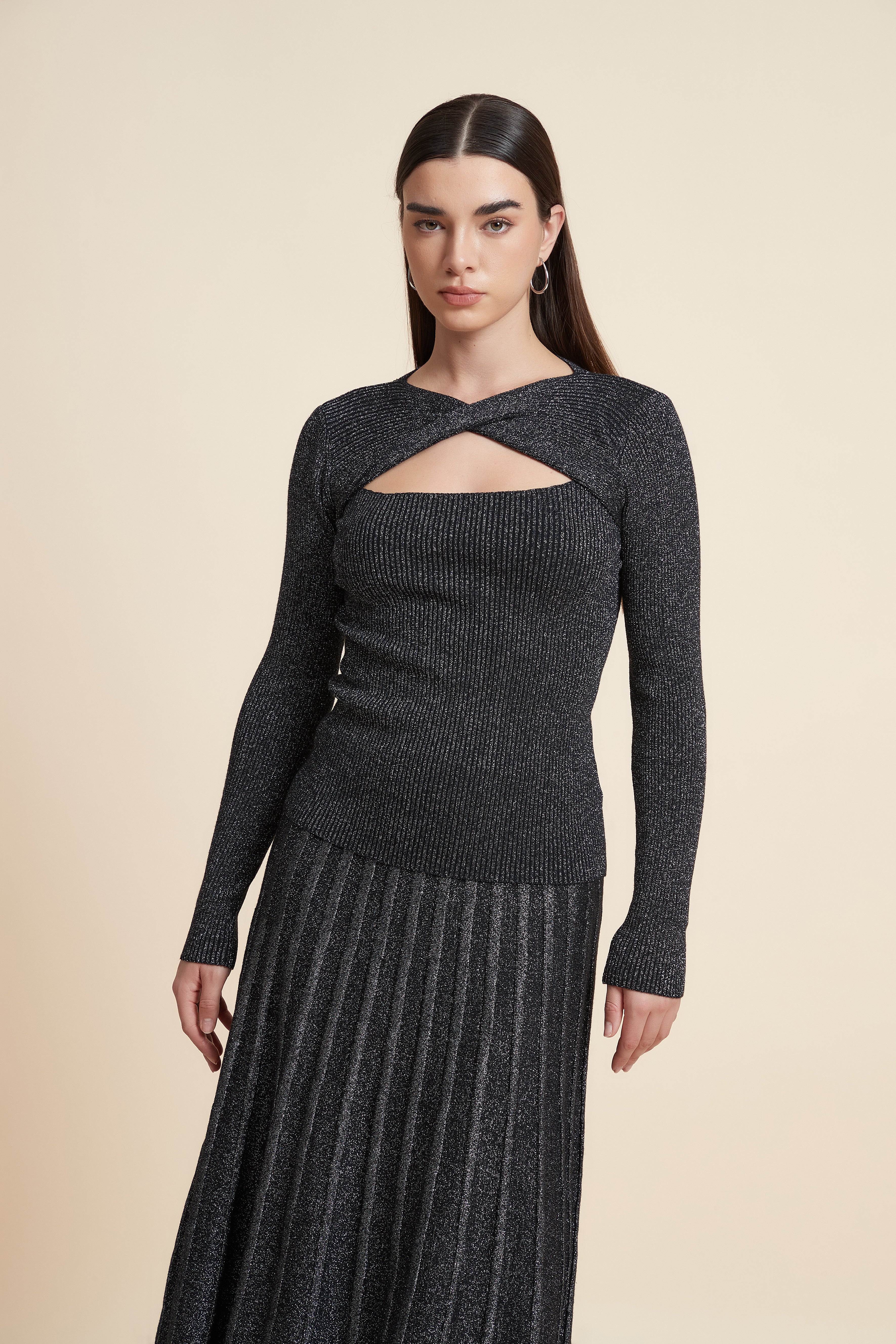 Polka Dot Long Sleeve Top