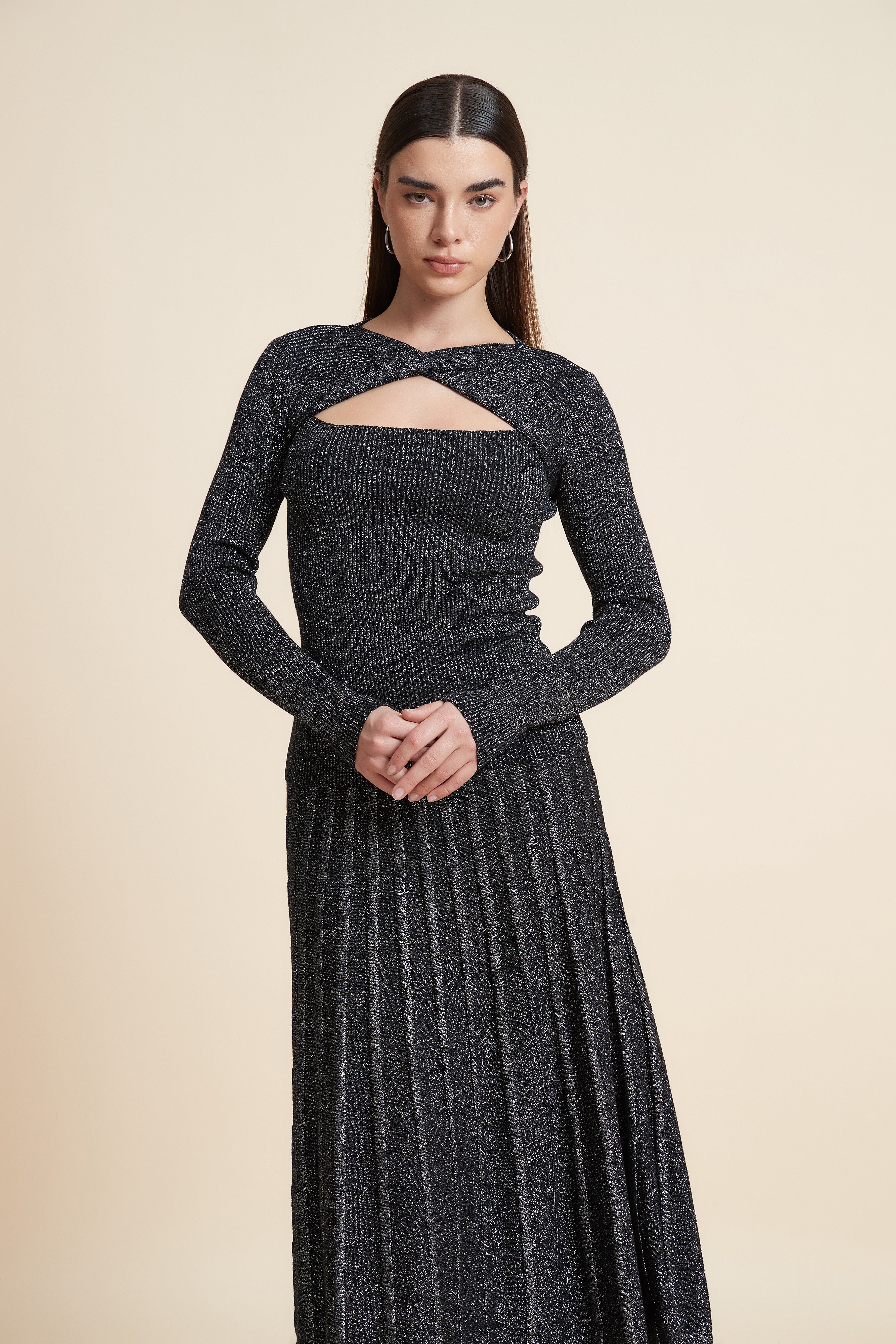 Polka Dot Long Sleeve Top