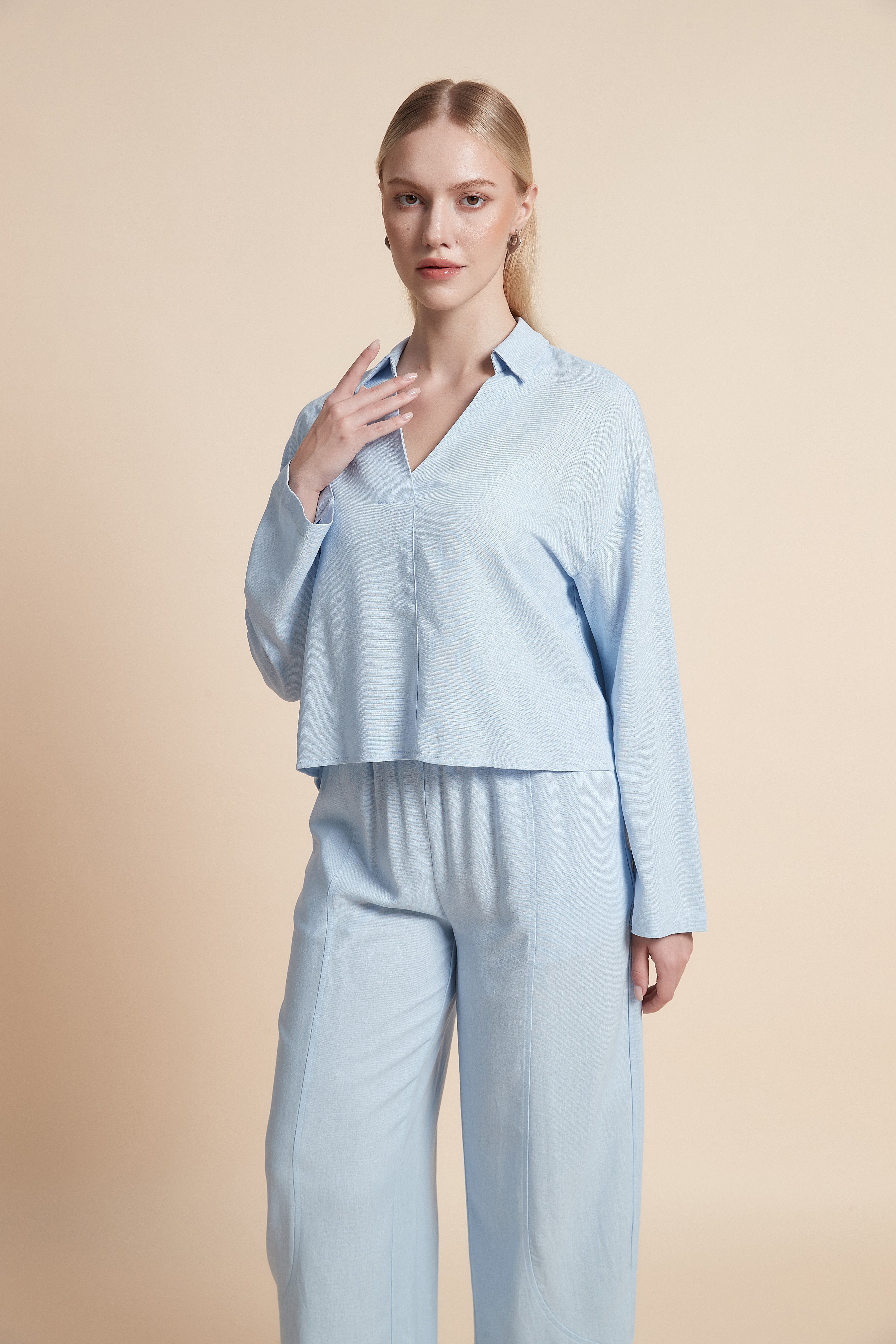 Long Sleeve Plain Top