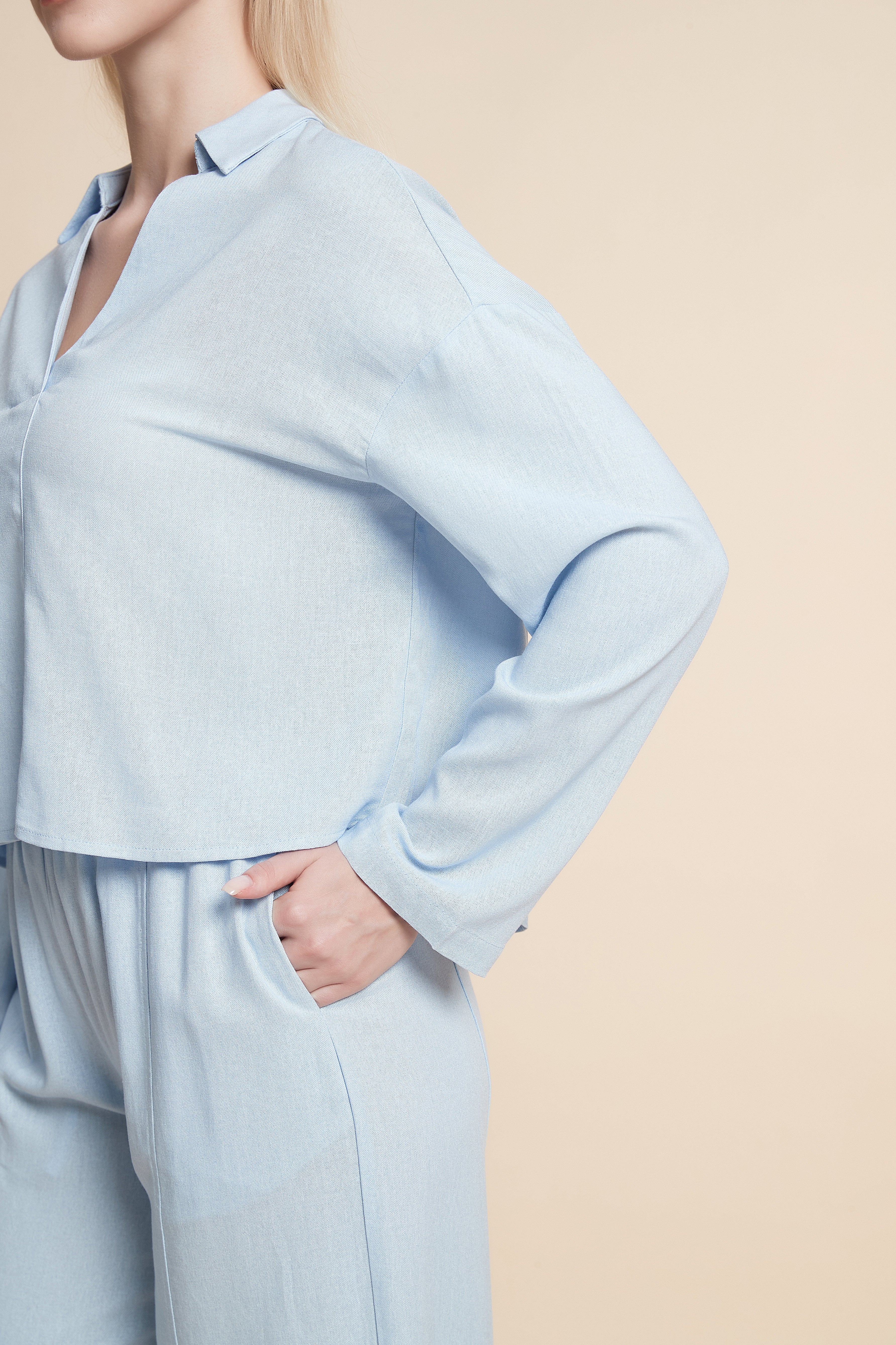 Long Sleeve Plain Top