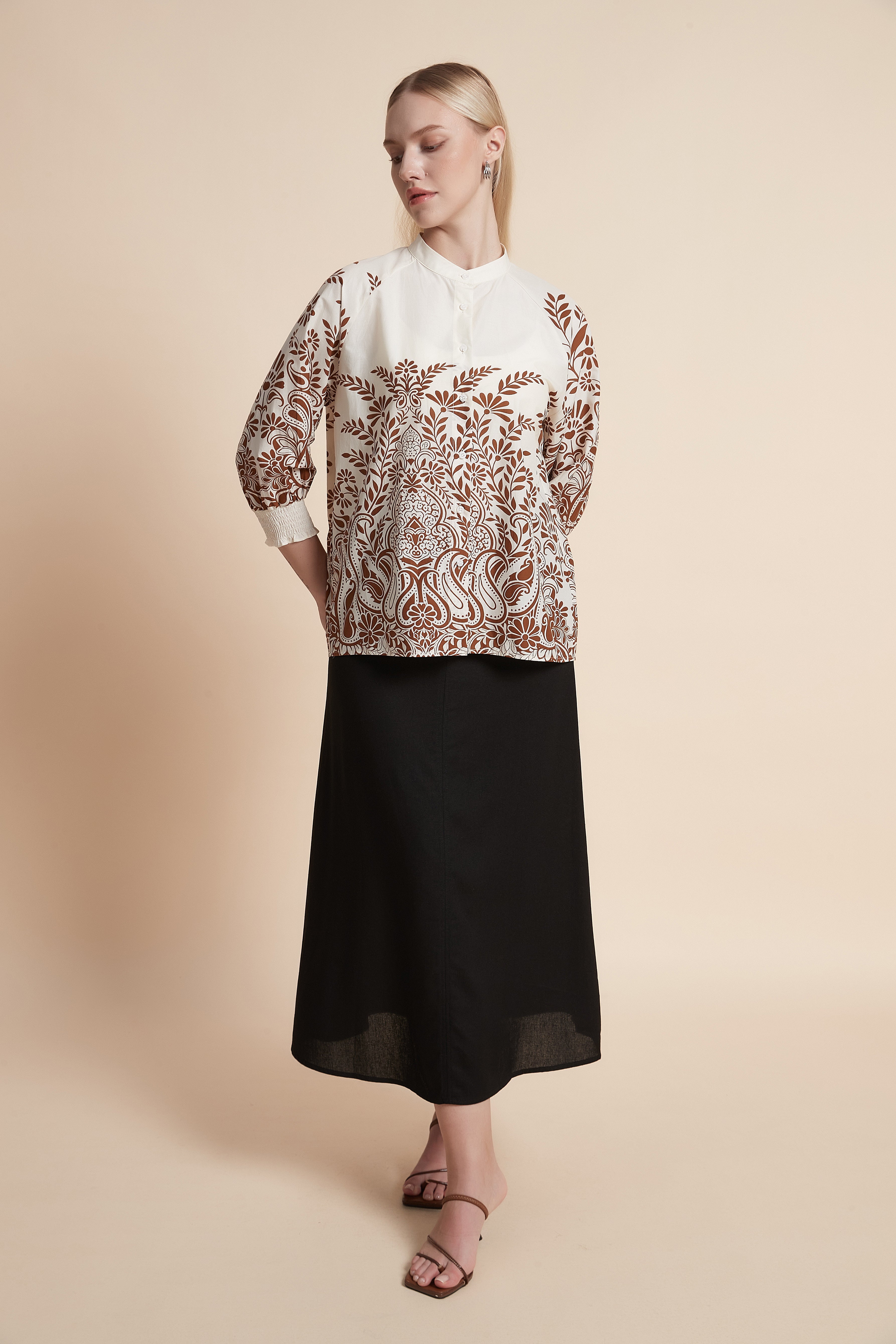 Plain Long-Sleeve Shirt